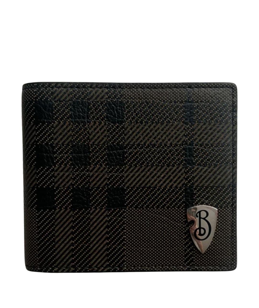 BURBERRY Хаки кожаный кошелек, фото 1