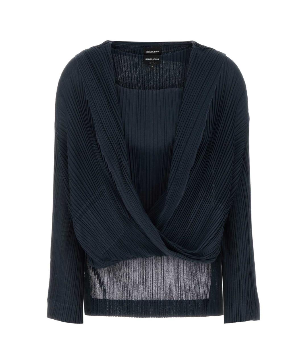 GIORGIO ARMANI Темно-синяя блузы, фото 1