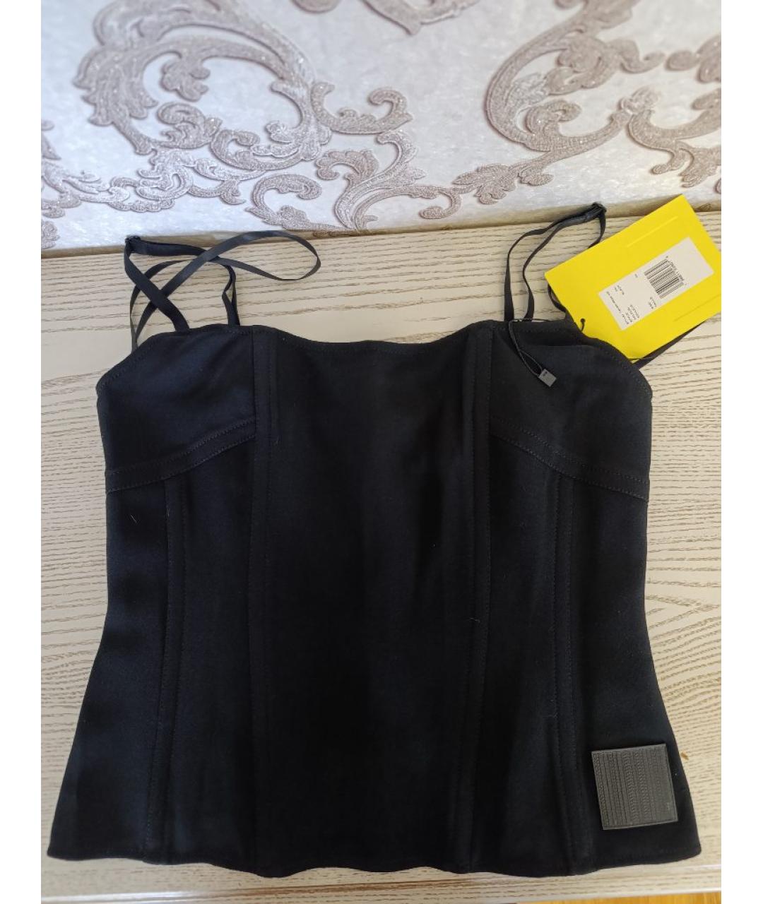 MARC JACOBS Черный полиэстеровый корсет, фото 5