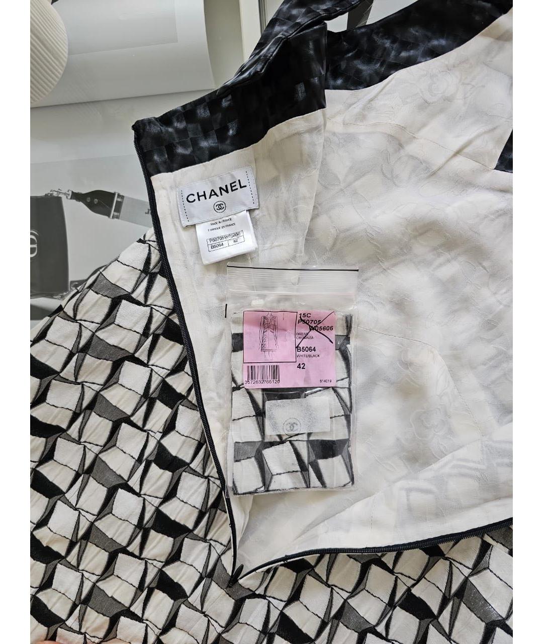 CHANEL Белое повседневное платье, фото 4