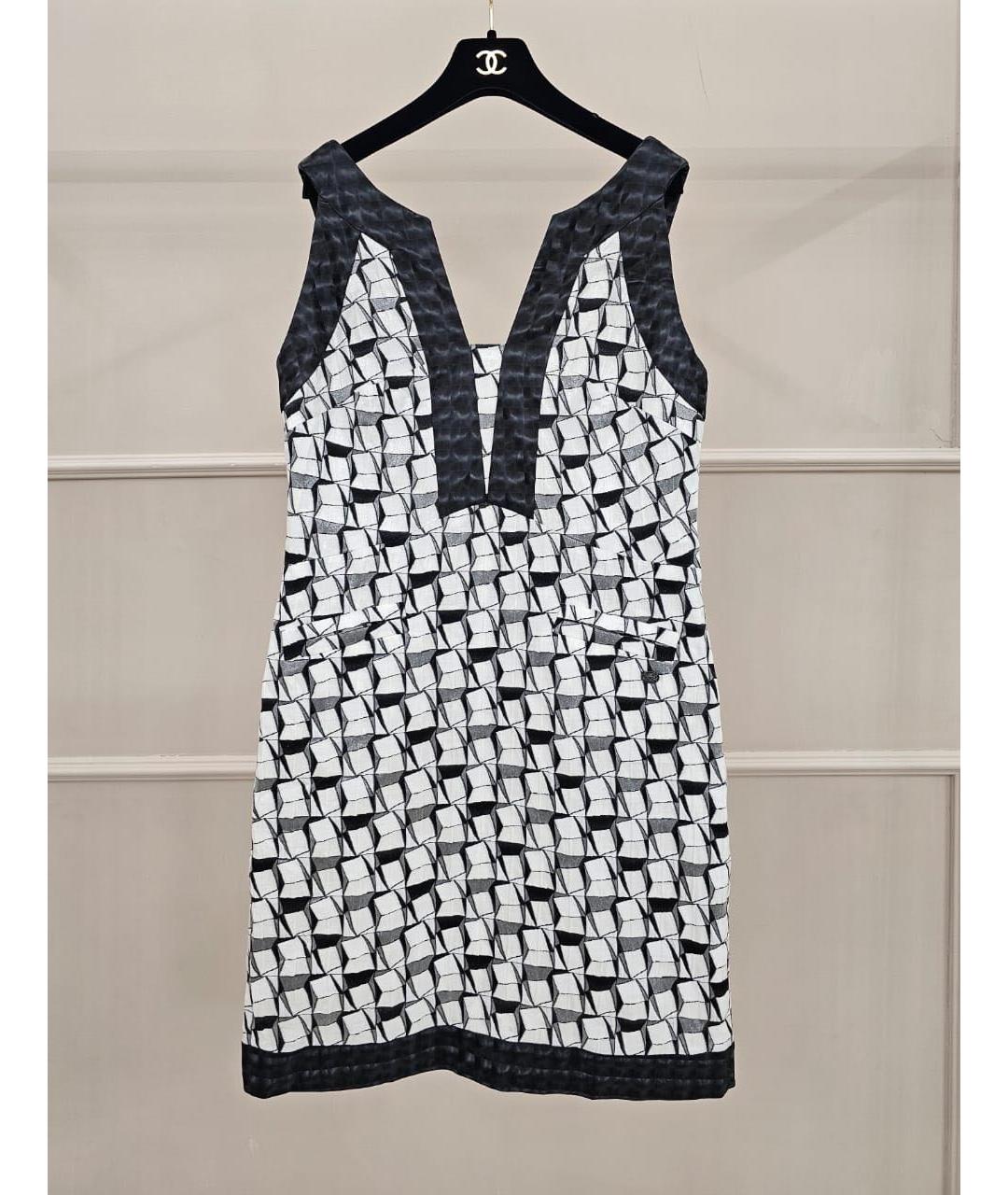 CHANEL Белое повседневное платье, фото 7