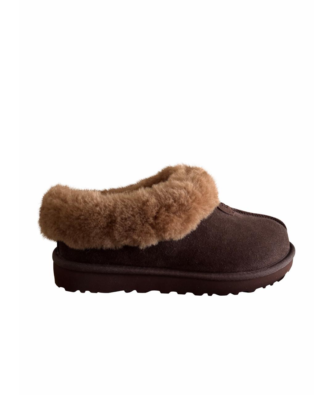 UGG AUSTRALIA Коричневые замшевые ботинки, фото 1