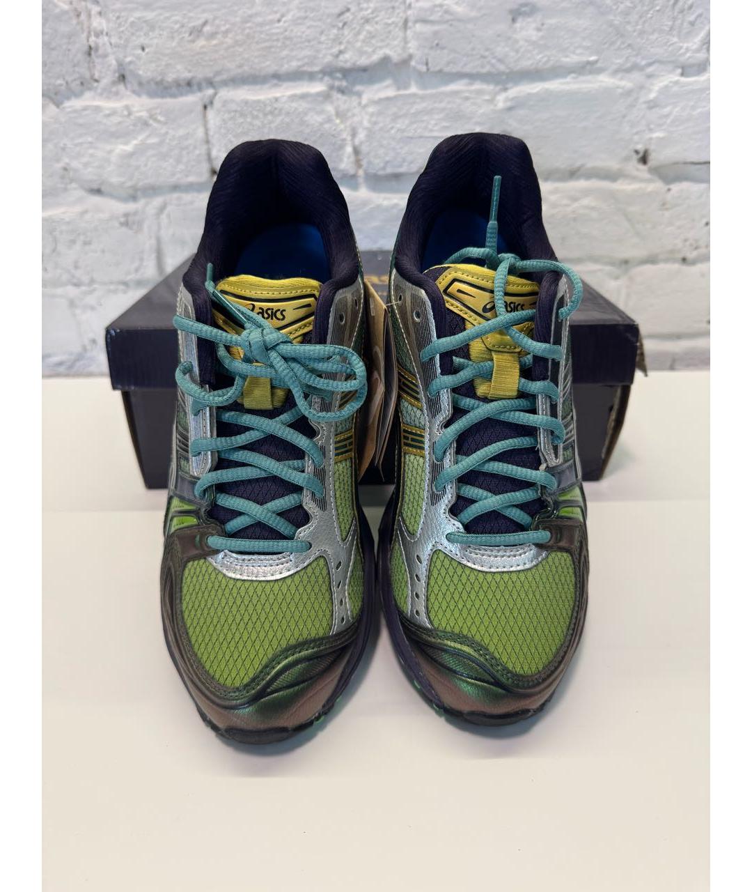 ASICS Зеленые синтетические низкие кроссовки / кеды, фото 4