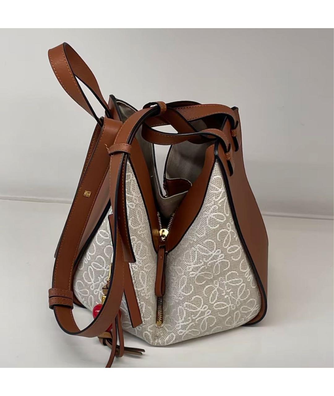 LOEWE Коричневая сумка через плечо, фото 6