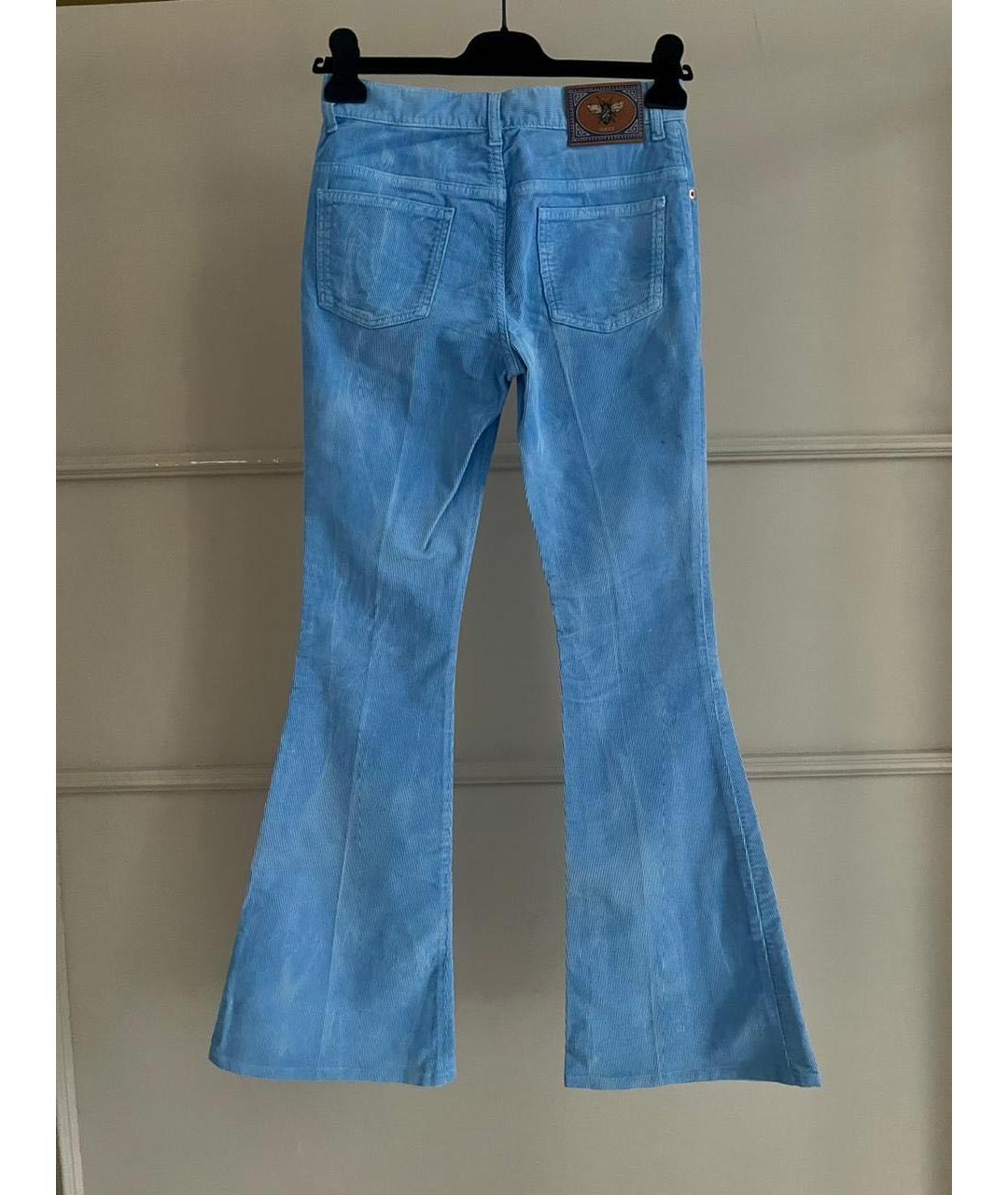 GUCCI Голубые брюки узкие, фото 2