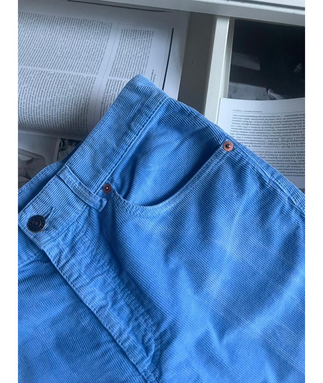 GUCCI Голубые брюки узкие, фото 7