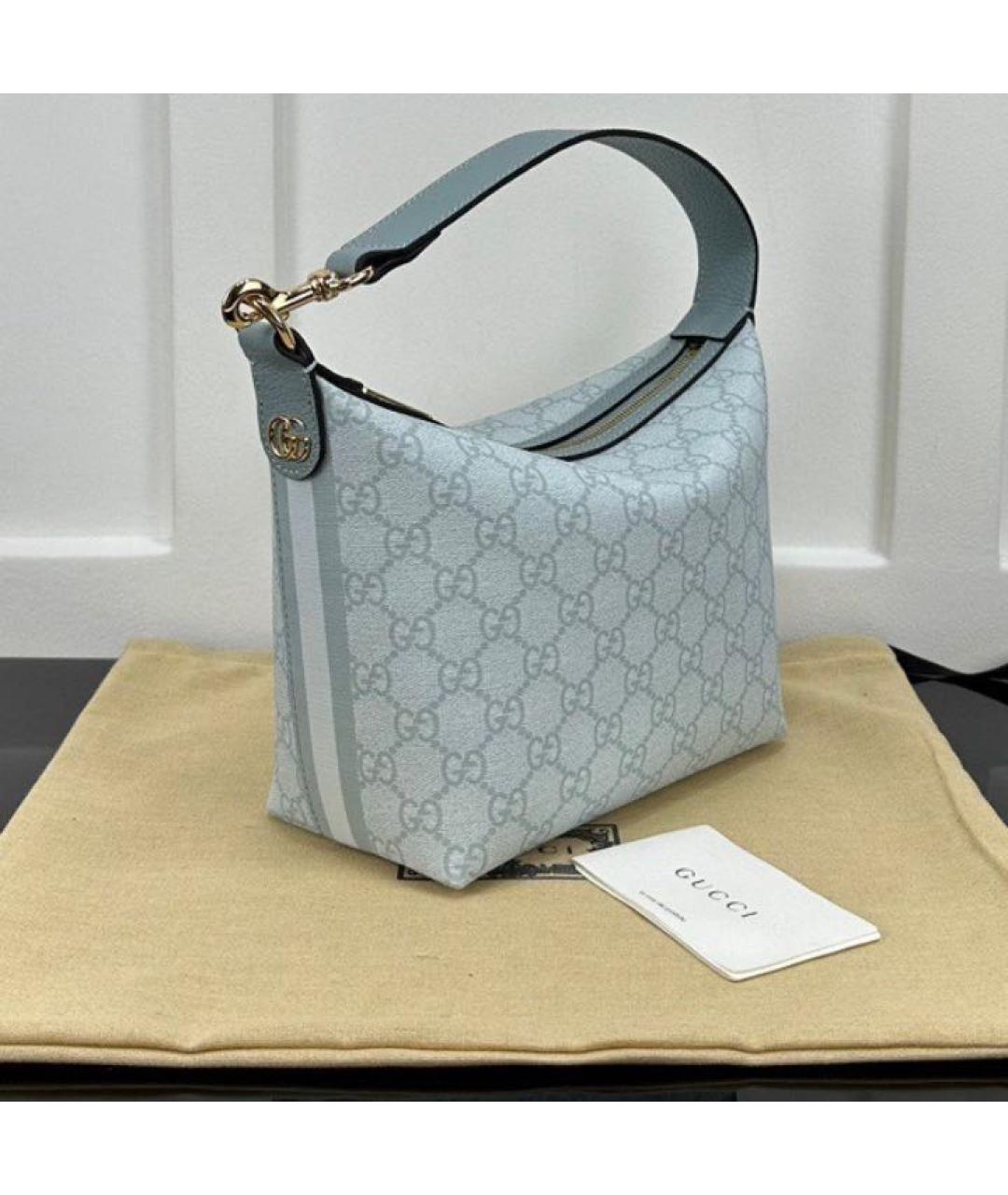 GUCCI Голубая сумка через плечо, фото 6