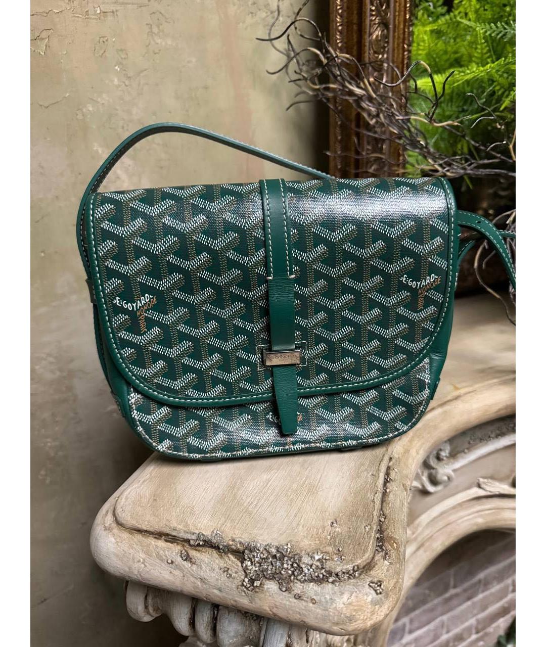 GOYARD Зеленая сумка на плечо, фото 6