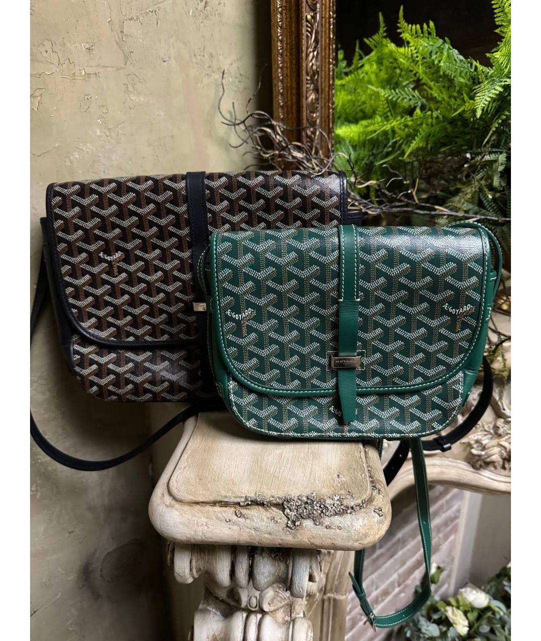 GOYARD Зеленая сумка на плечо, фото 5