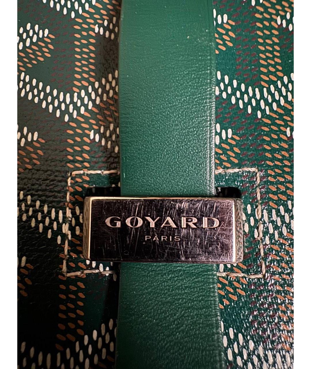 GOYARD Зеленая сумка на плечо, фото 3