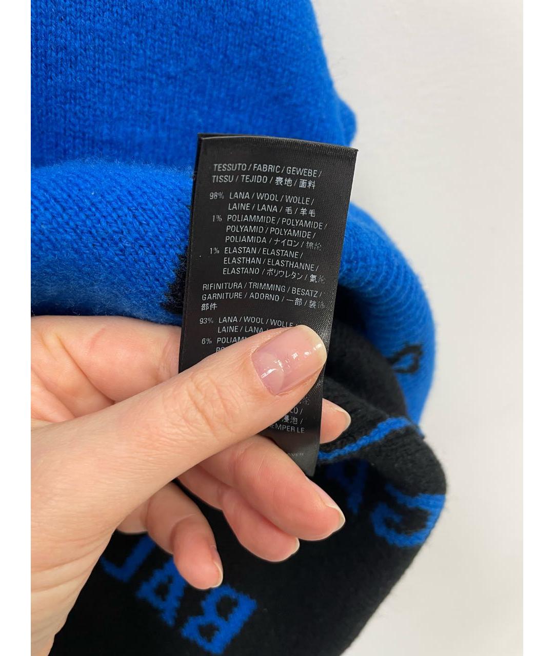 BALENCIAGA Синий шерстяной джемпер / свитер, фото 5