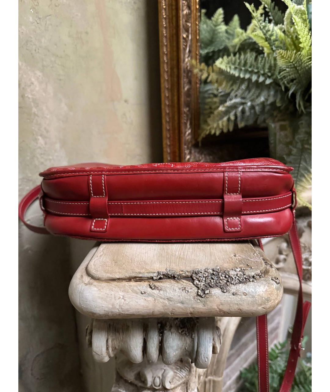 GOYARD Бордовая сумка на плечо, фото 4