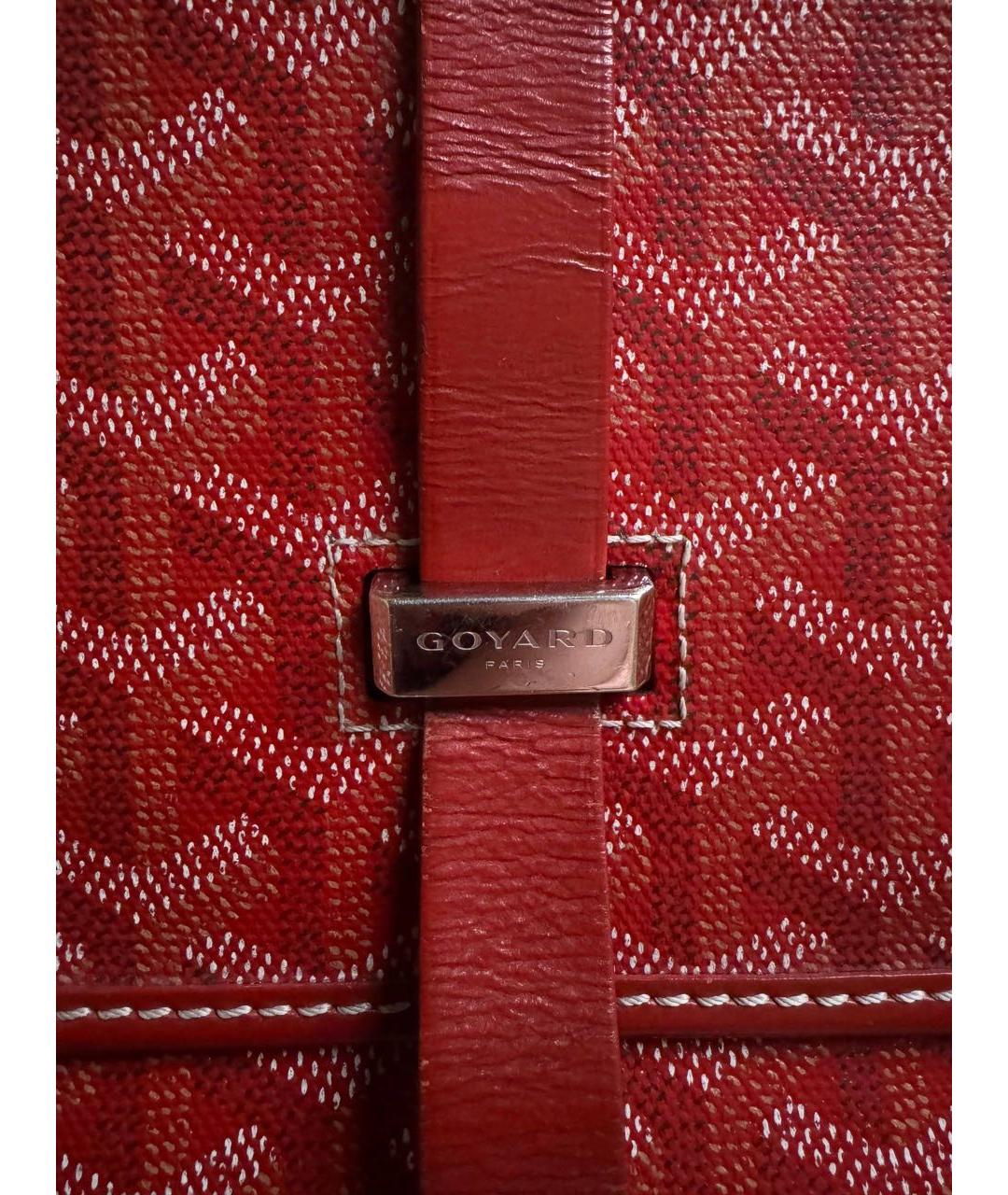 GOYARD Бордовая сумка на плечо, фото 3