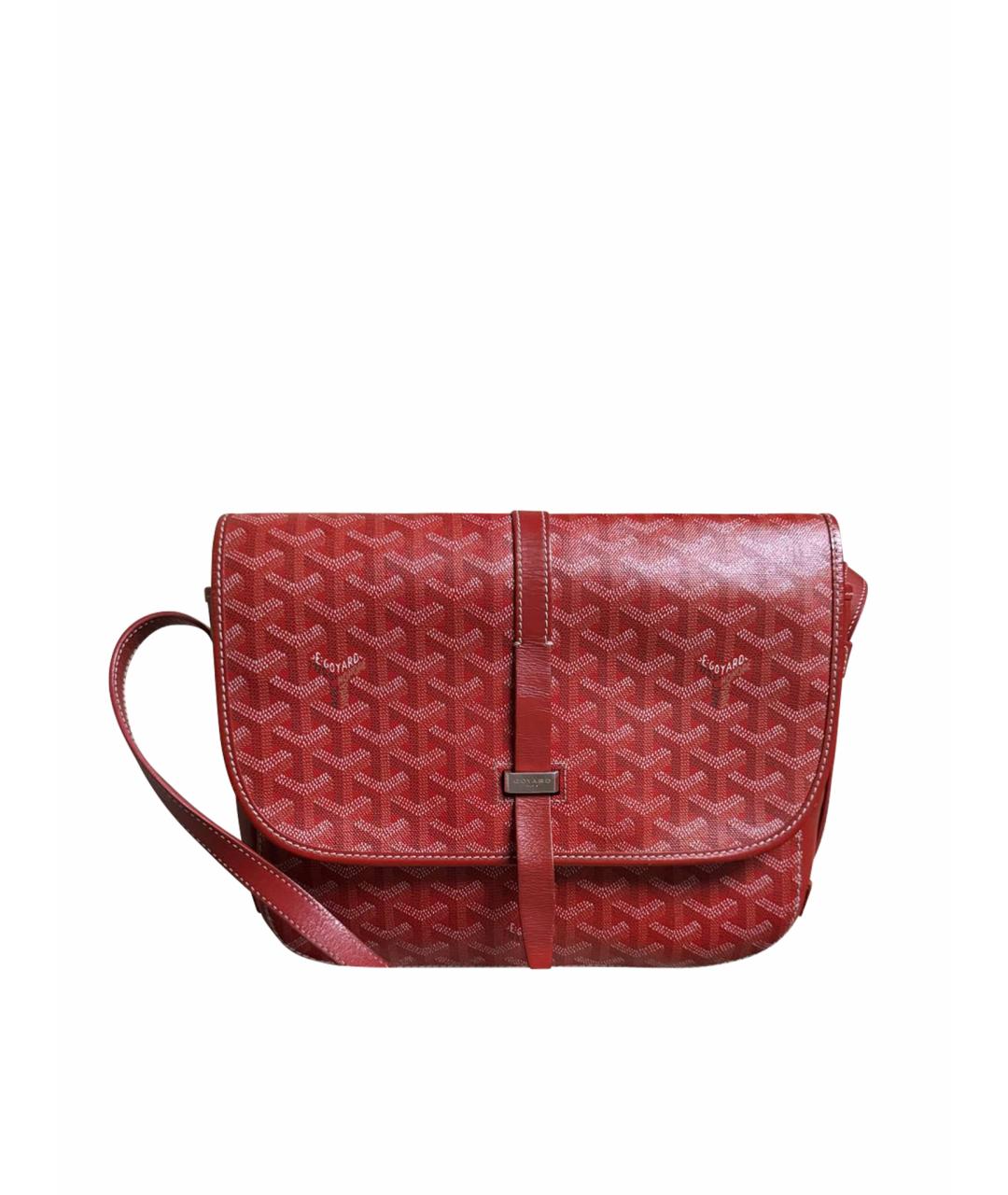 GOYARD Бордовая сумка на плечо, фото 1