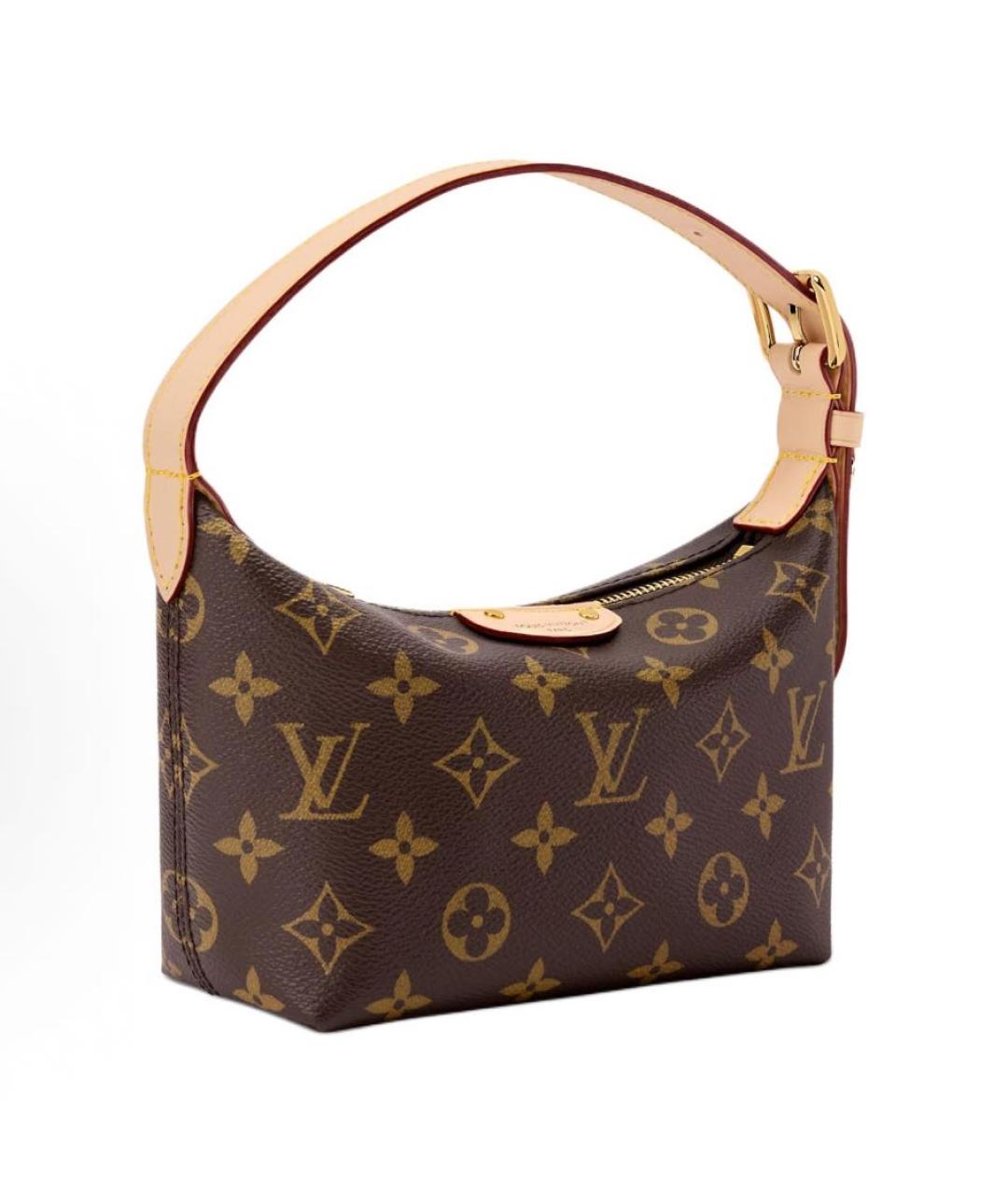 LOUIS VUITTON Коричневая сумка с короткими ручками, фото 2