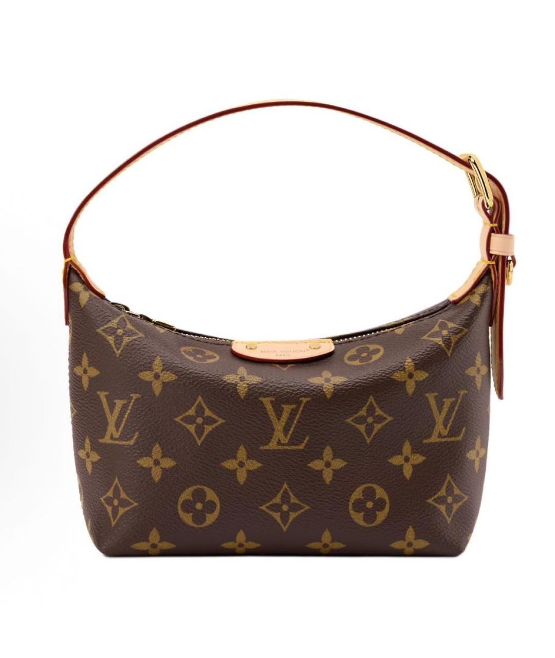 LOUIS VUITTON Коричневая сумка с короткими ручками, фото 1