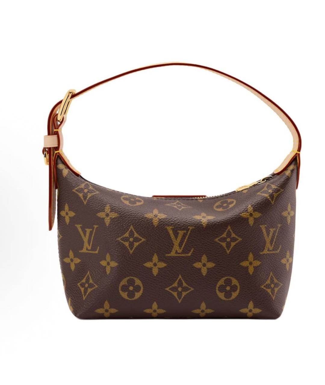 LOUIS VUITTON Коричневая сумка с короткими ручками, фото 3