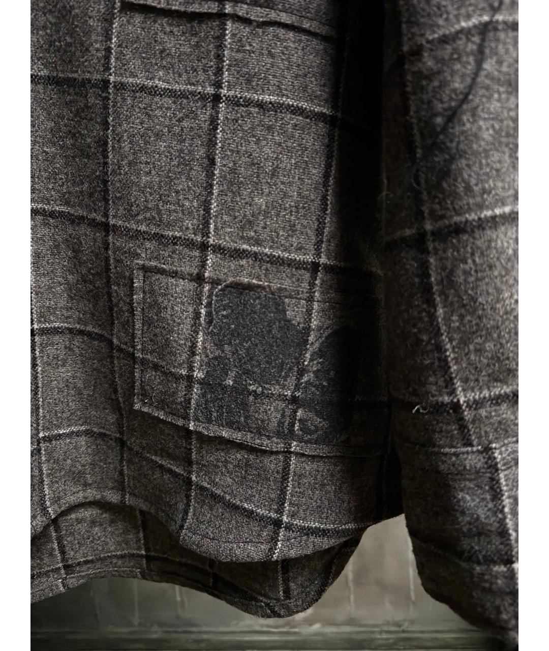 Enfants Riches Déprimés Серая хлопко-шерстяная классическая рубашка, фото 7