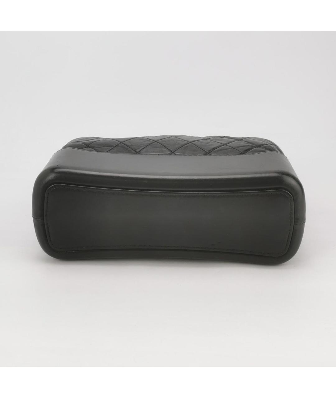 CHANEL Черная кожаная сумка через плечо, фото 5