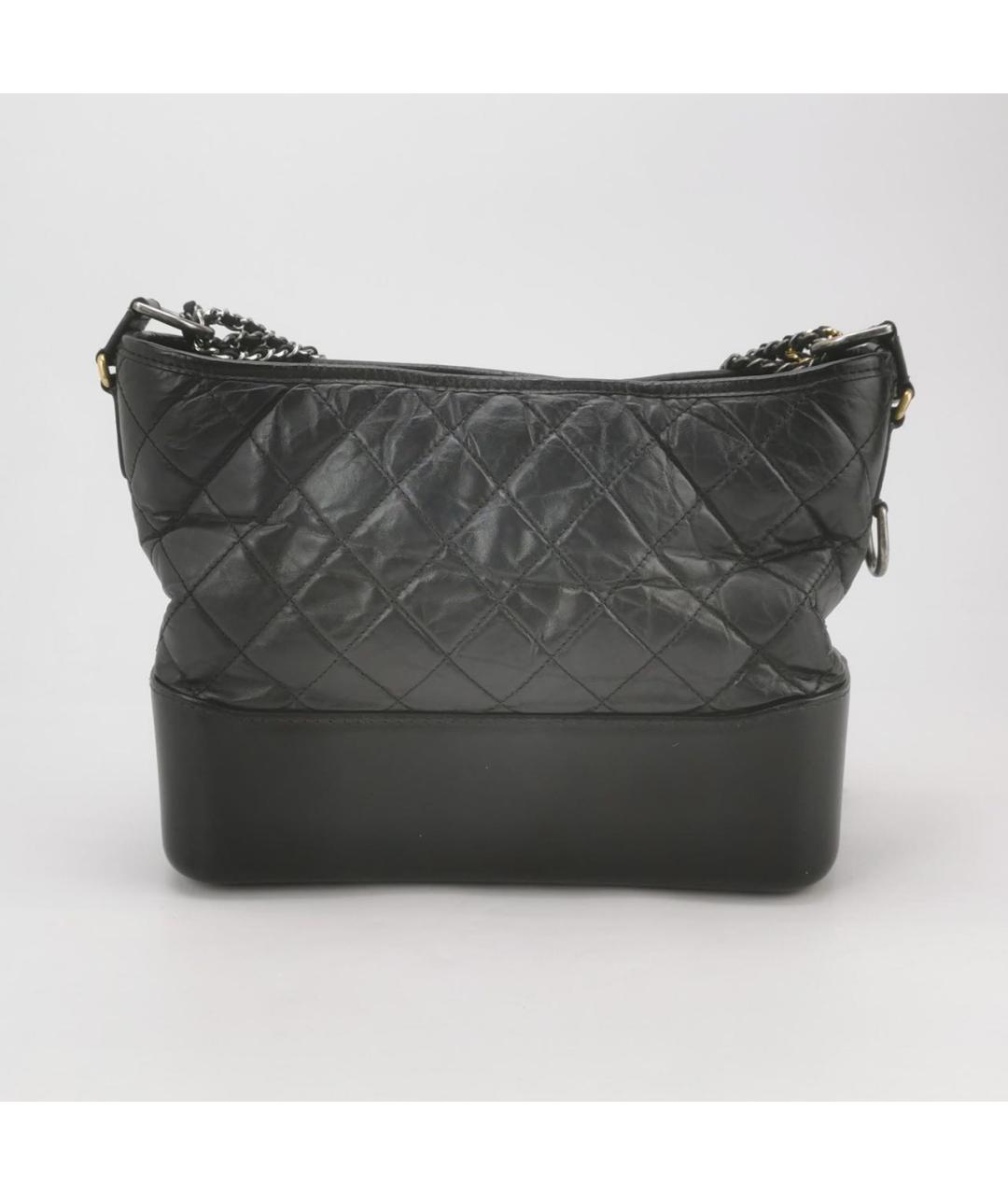 CHANEL Черная кожаная сумка через плечо, фото 4
