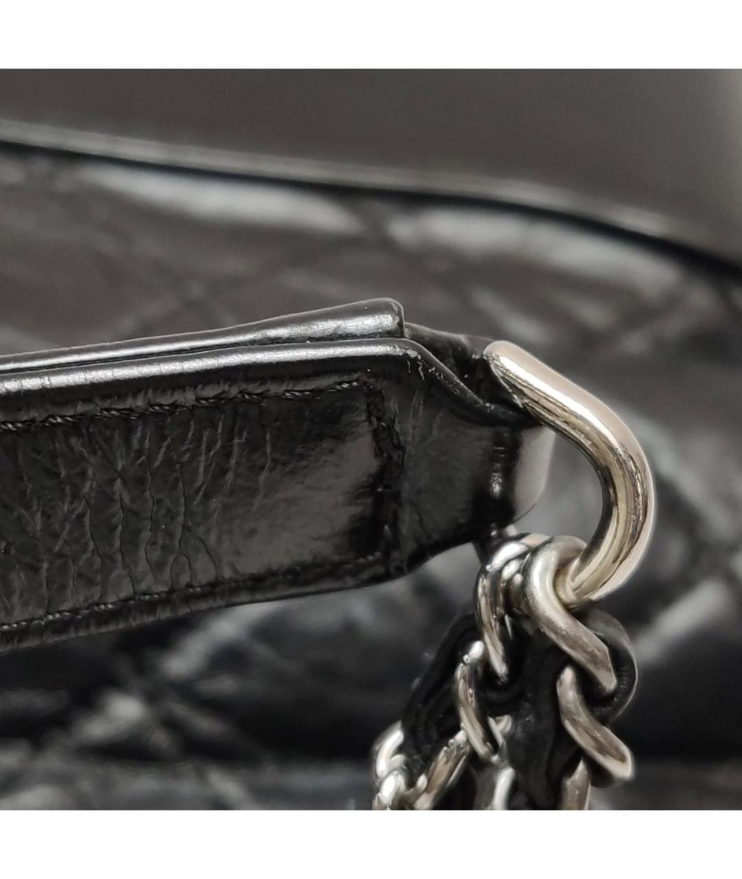 CHANEL Черная кожаная сумка через плечо, фото 7