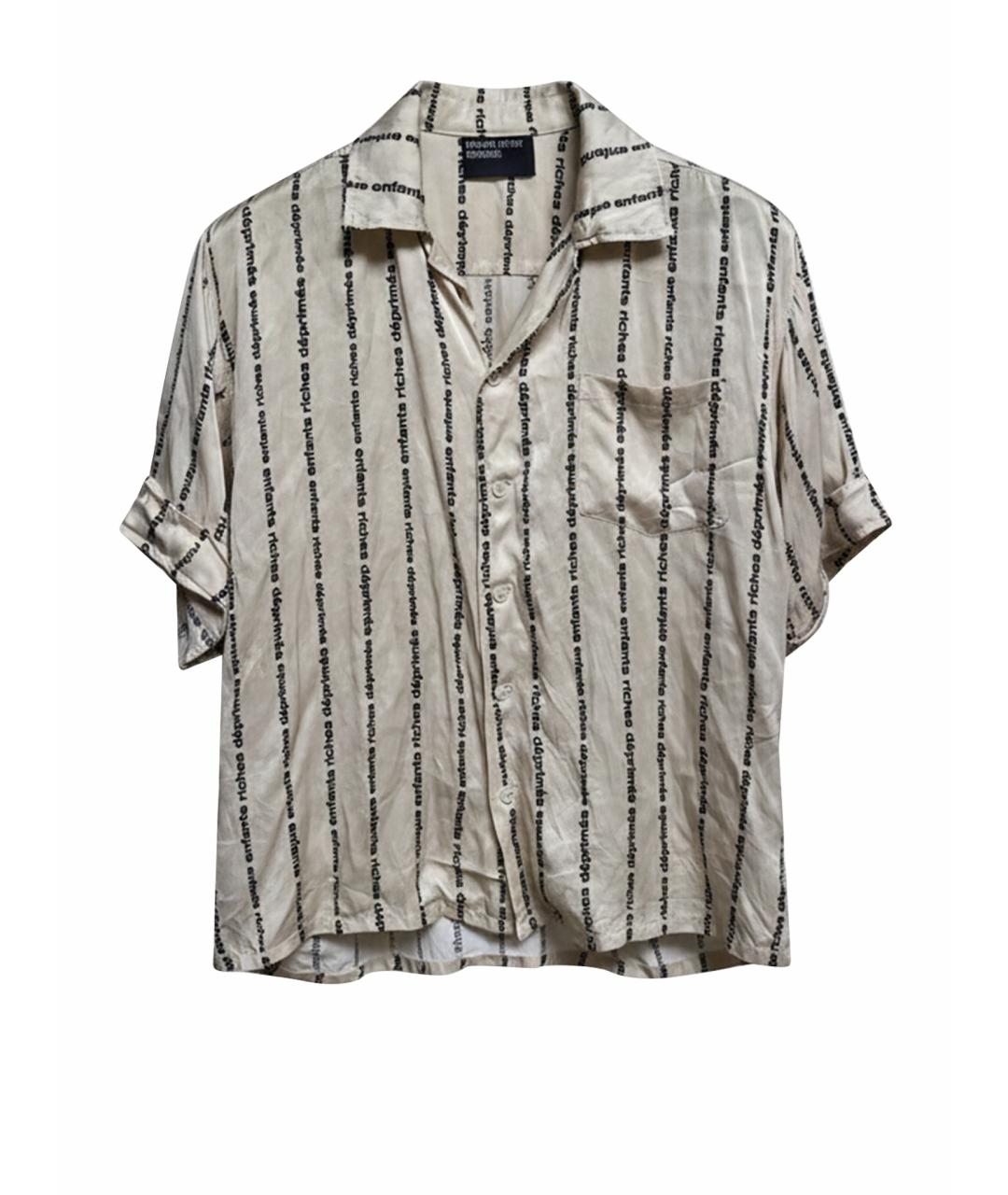 Enfants Riches Déprimés Белая шелковая классическая рубашка, фото 1