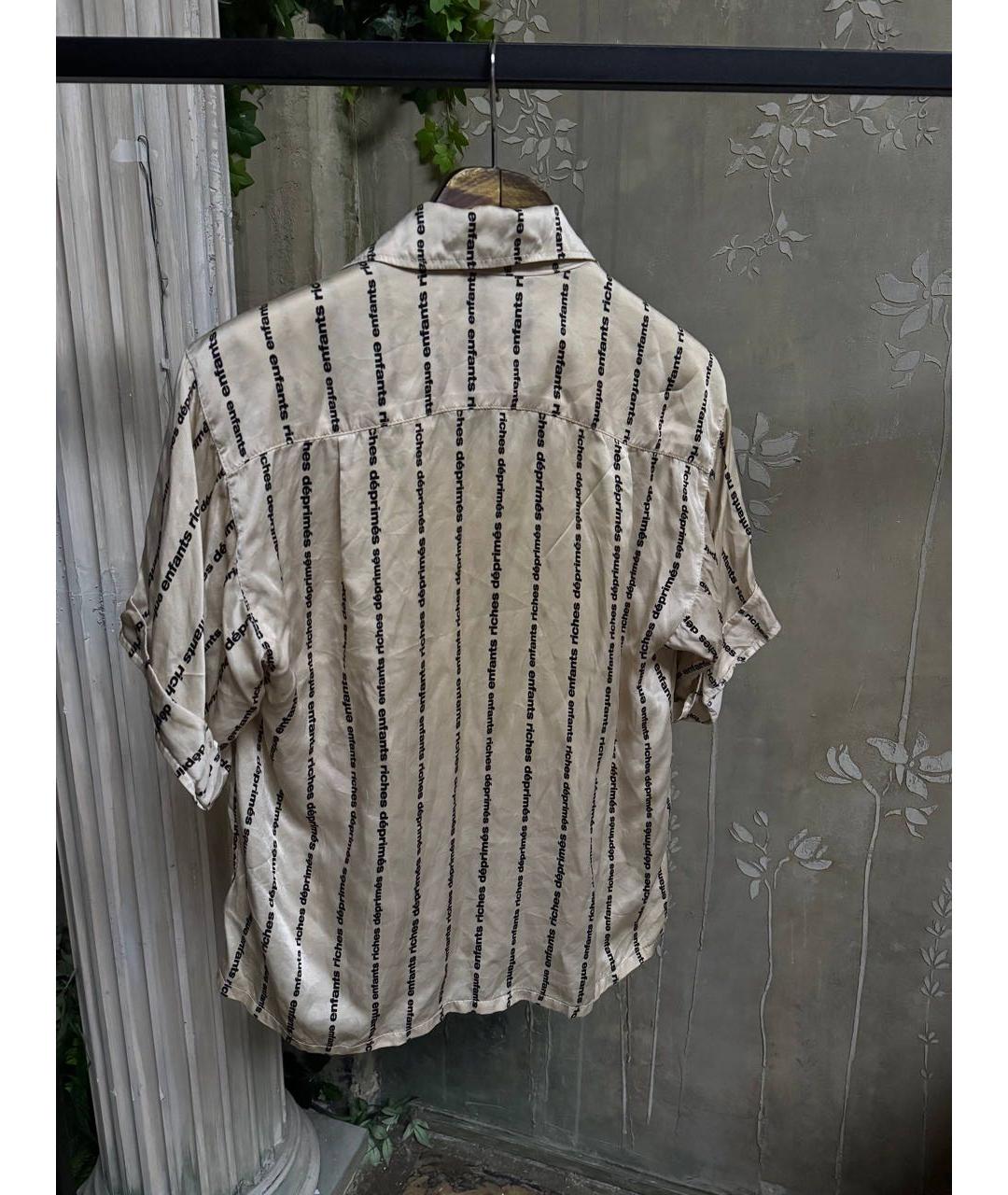 Enfants Riches Déprimés Белая шелковая классическая рубашка, фото 3