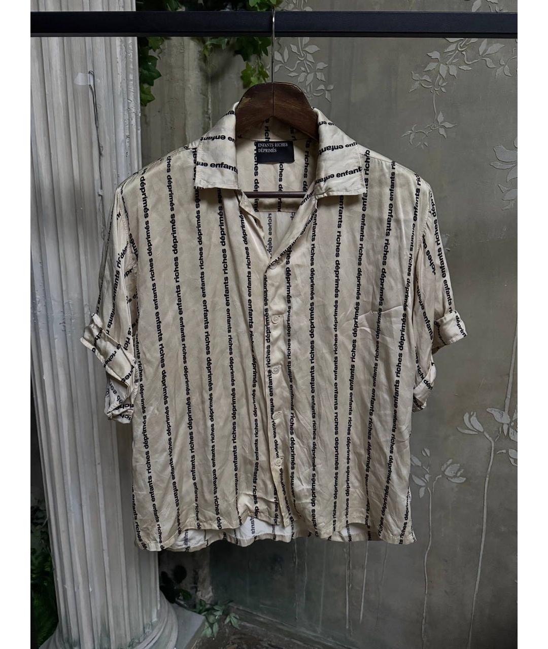 Enfants Riches Déprimés Белая шелковая классическая рубашка, фото 6