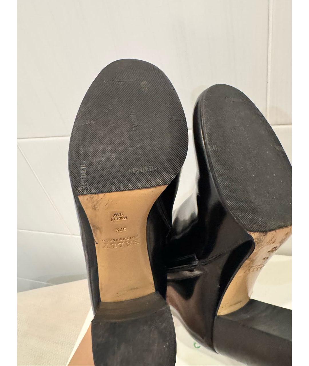 BALLY Черные кожаные ботильоны, фото 7