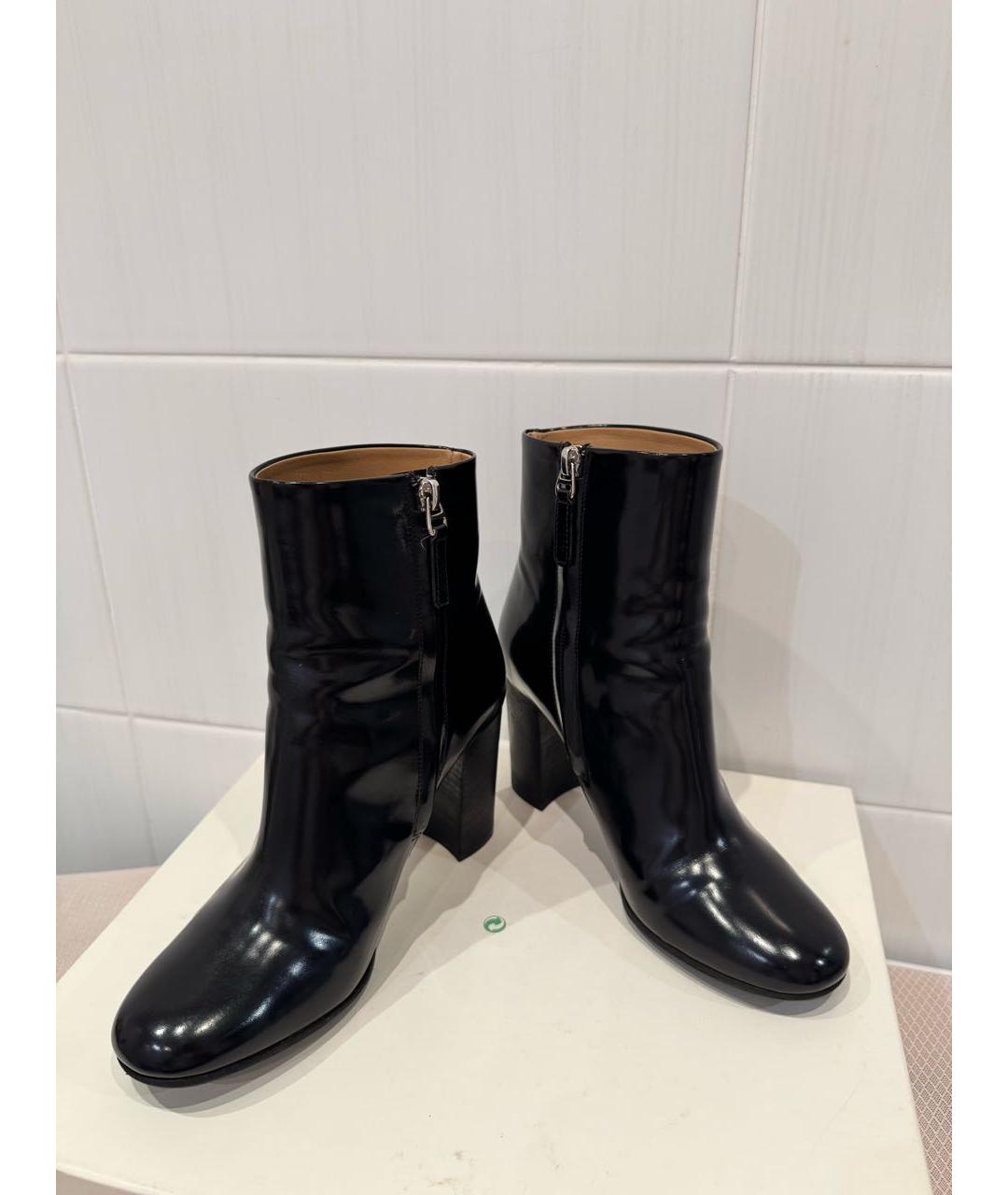 BALLY Черные кожаные ботильоны, фото 3