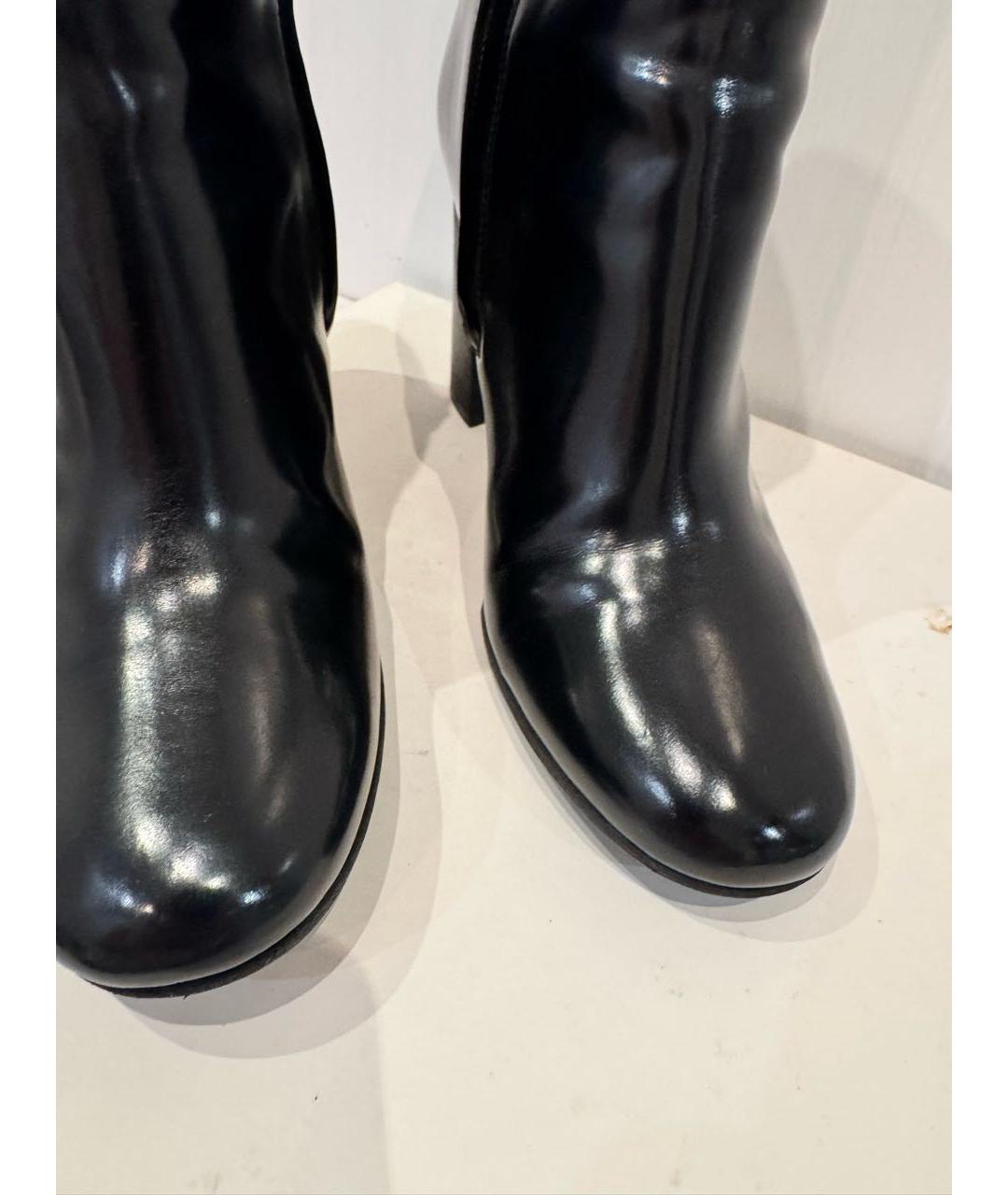 BALLY Черные кожаные ботильоны, фото 5