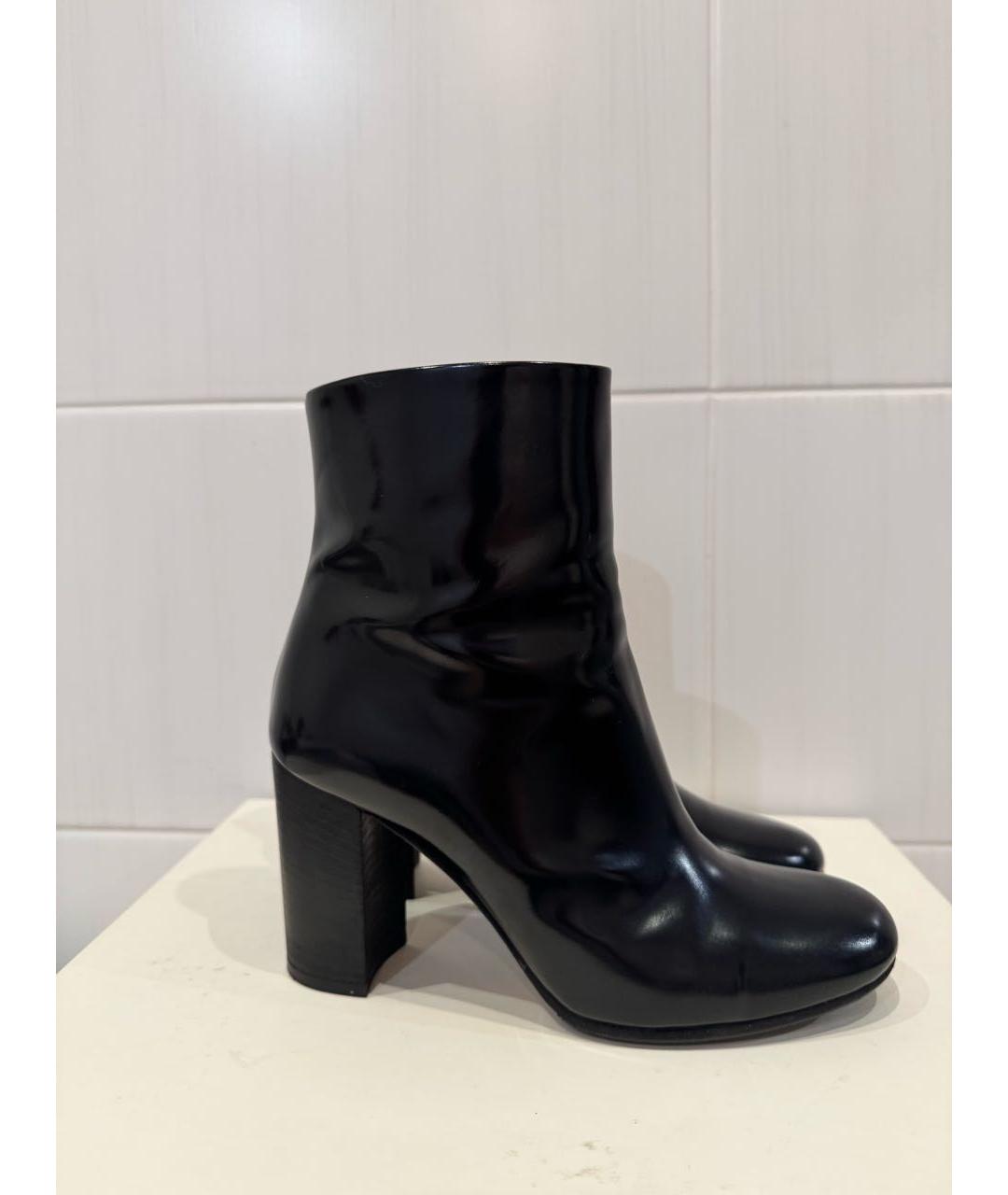 BALLY Черные кожаные ботильоны, фото 8