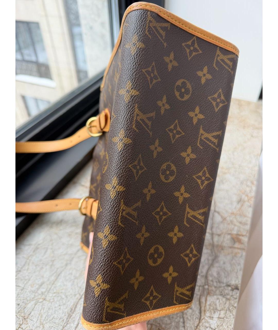 LOUIS VUITTON Коричневая сумка через плечо, фото 5