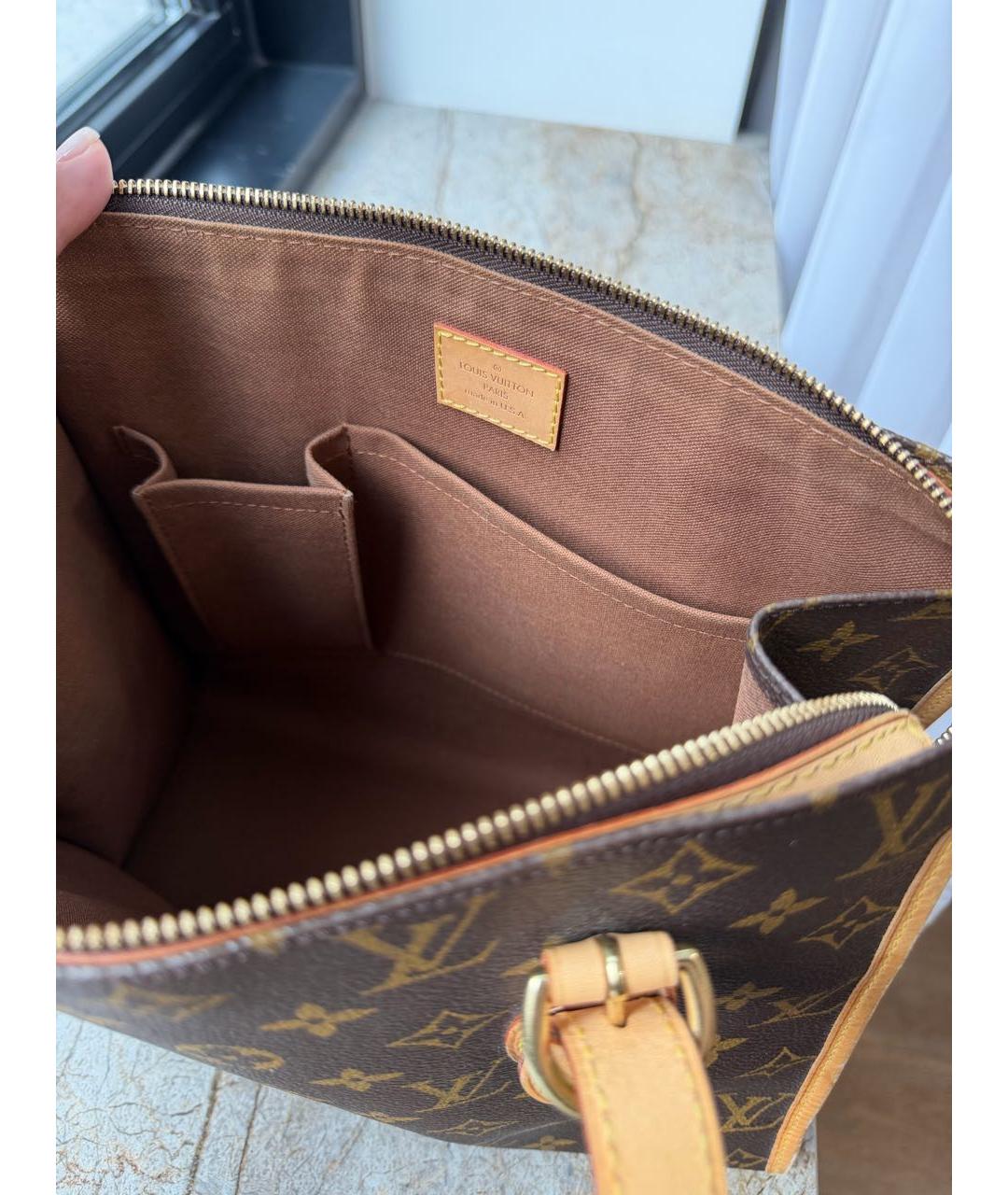 LOUIS VUITTON Коричневая сумка через плечо, фото 3