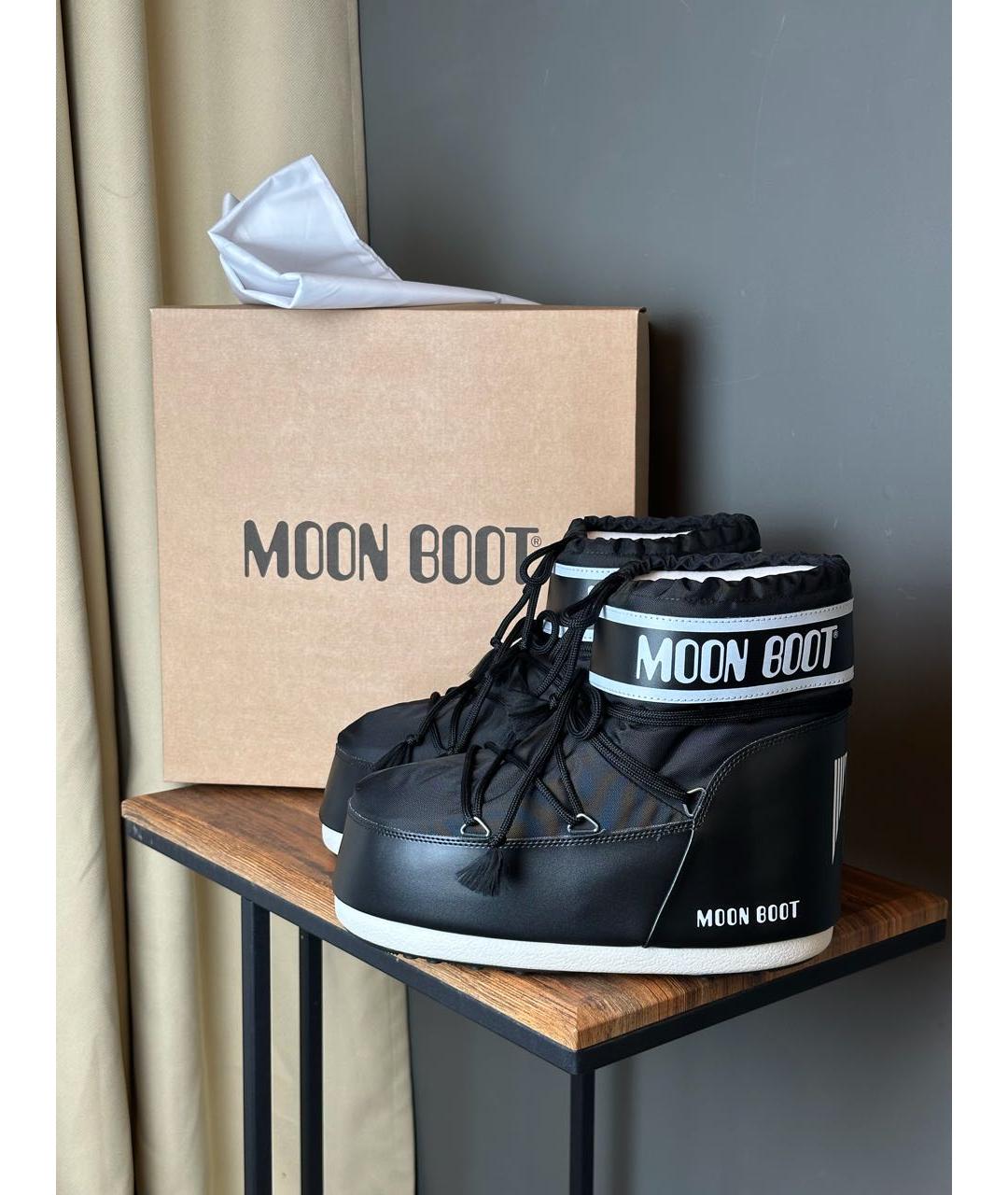 MOON BOOT Черные ботинки, фото 2