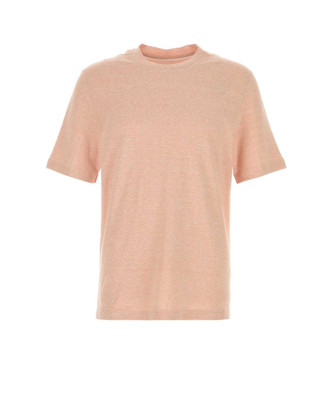 BRUNELLO CUCINELLI Розовая футболка, фото 1