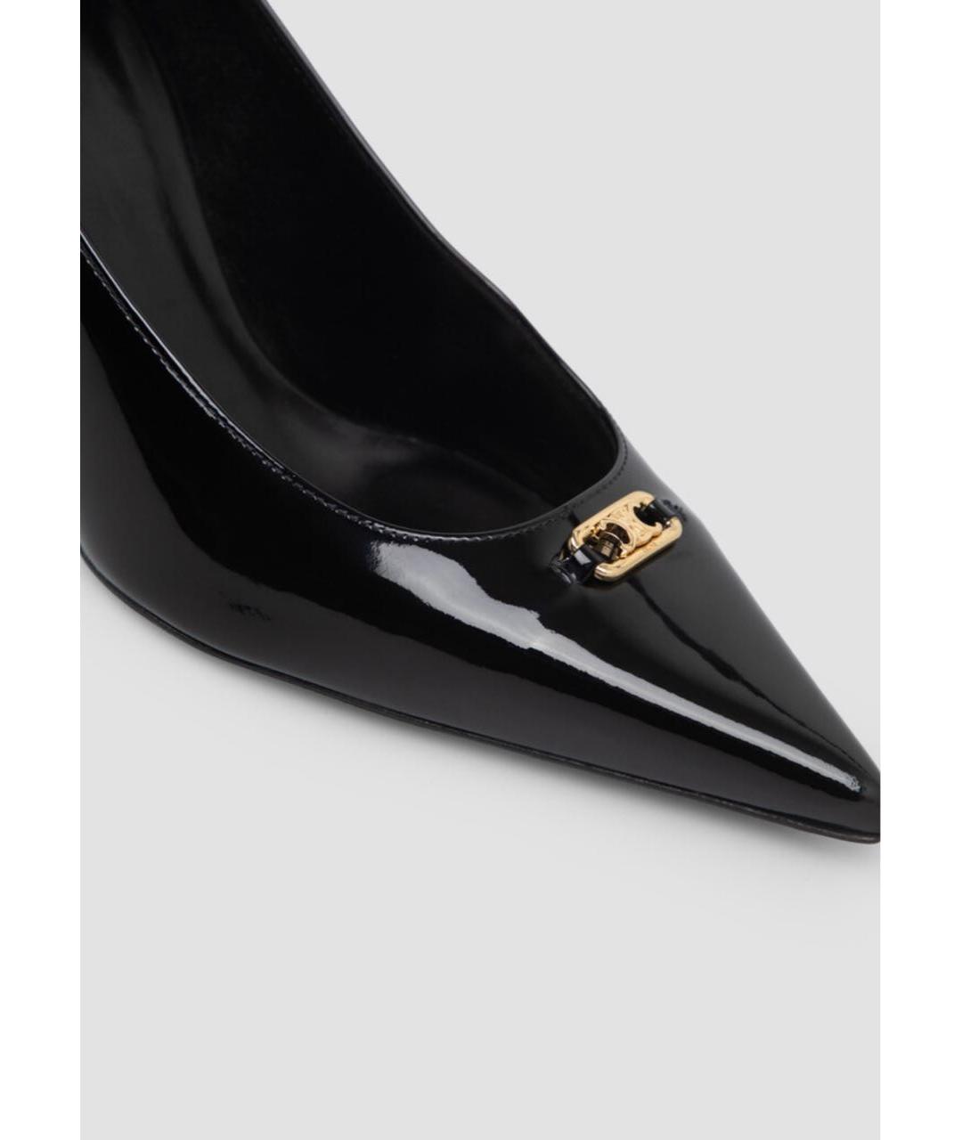 CELINE Черные кожаные туфли, фото 4