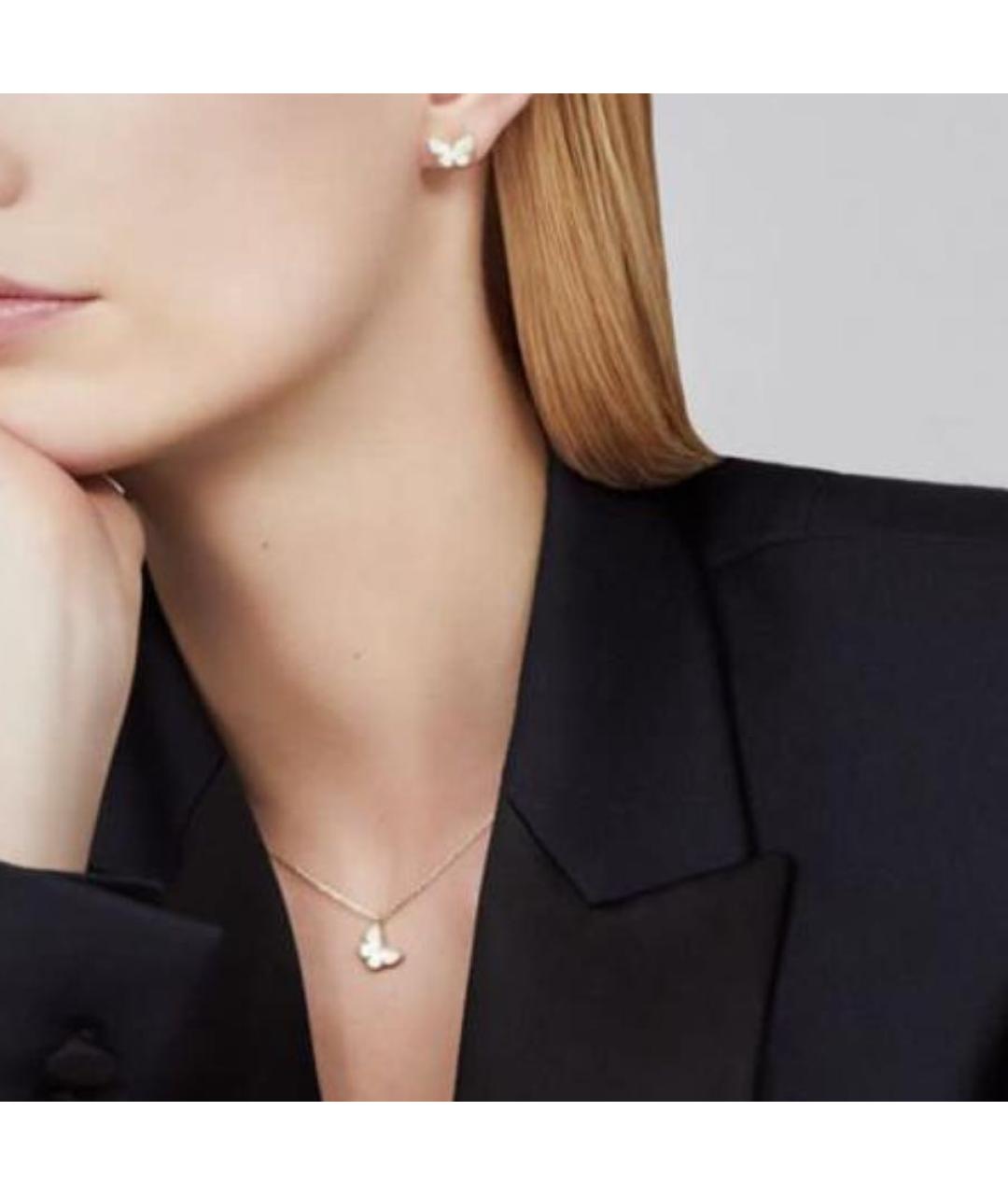 VAN CLEEF & ARPELS Бежевые серьги из желтого золота, фото 2