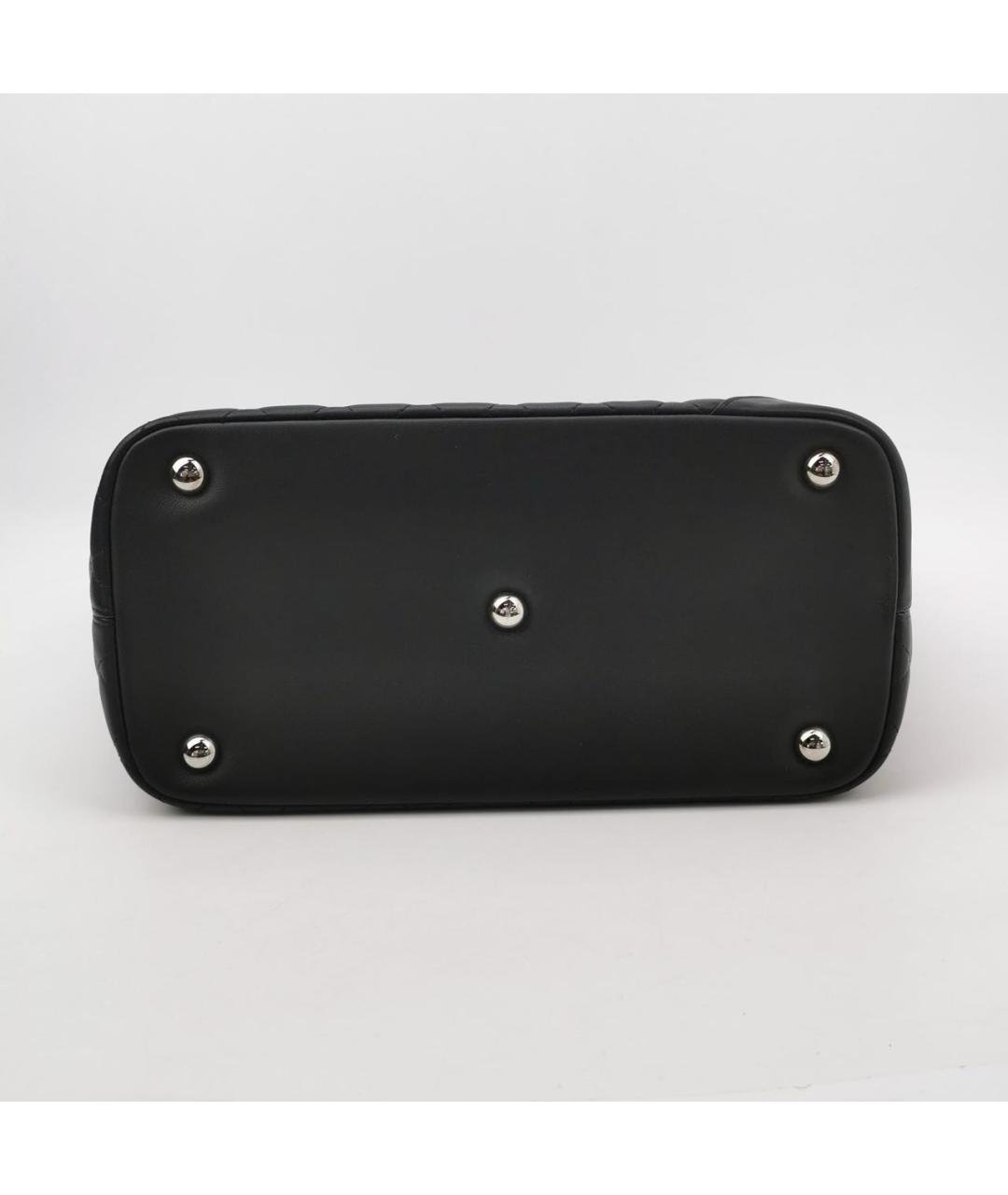 CHANEL Черная кожаная сумка тоут, фото 5