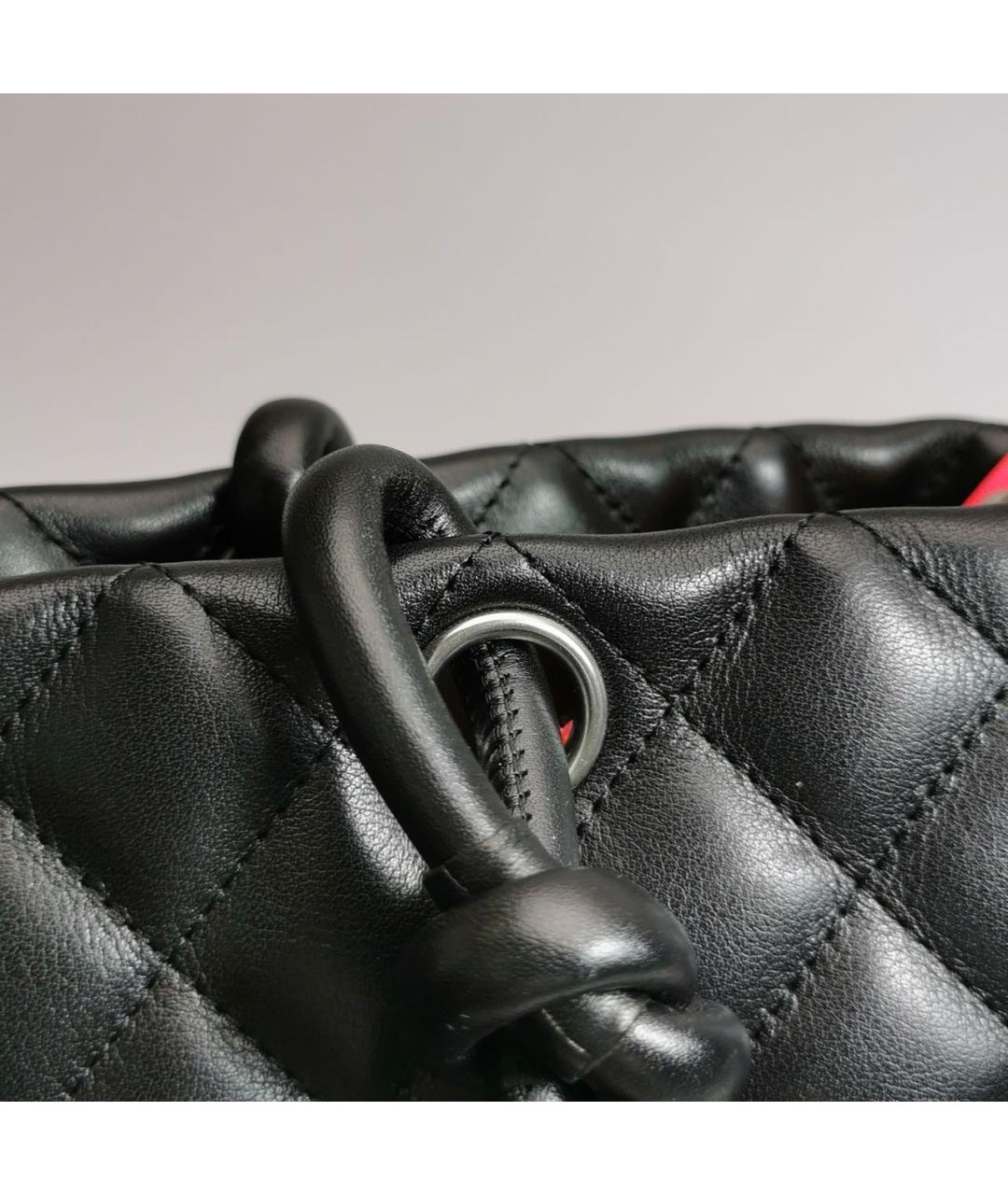 CHANEL Черная кожаная сумка тоут, фото 8