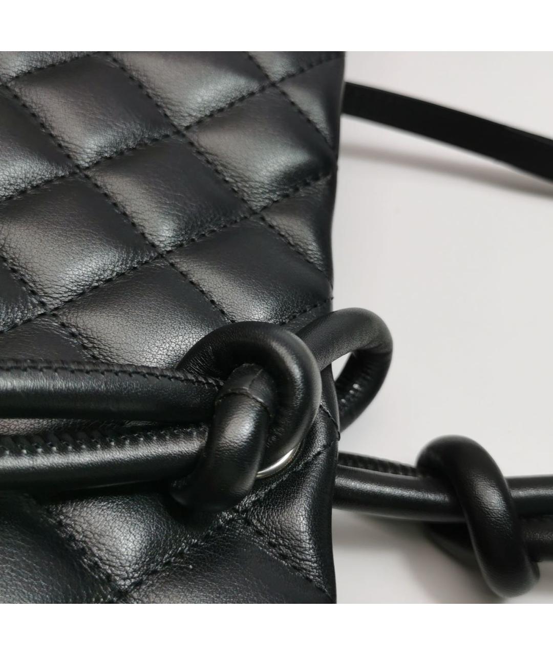 CHANEL Черная кожаная сумка тоут, фото 7