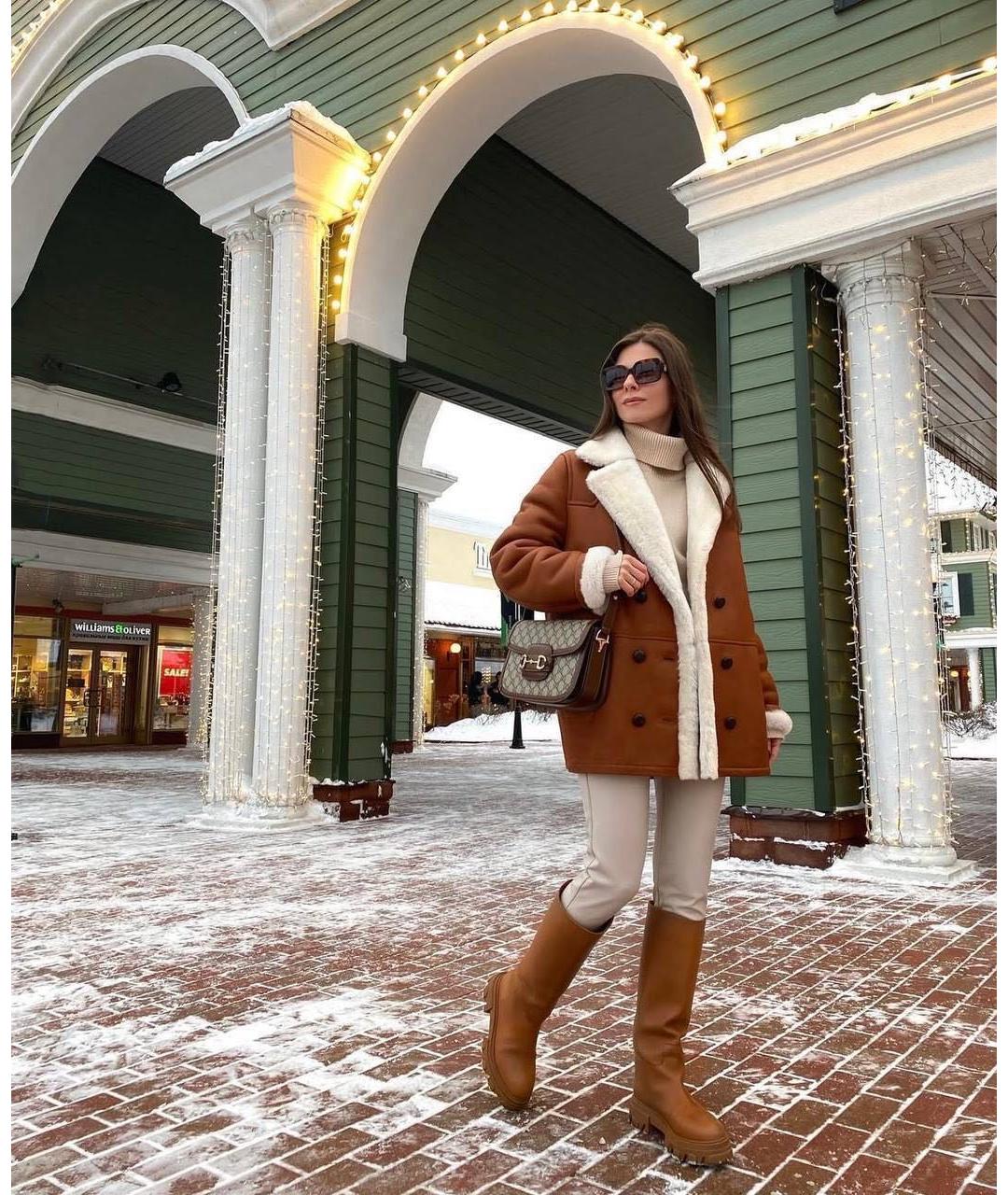 GIA COUTURE Коричневые кожаные сапоги, фото 4