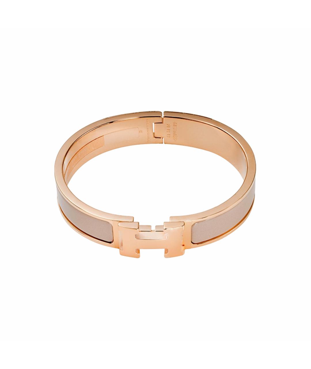 HERMES Серый металлический браслет, фото 1