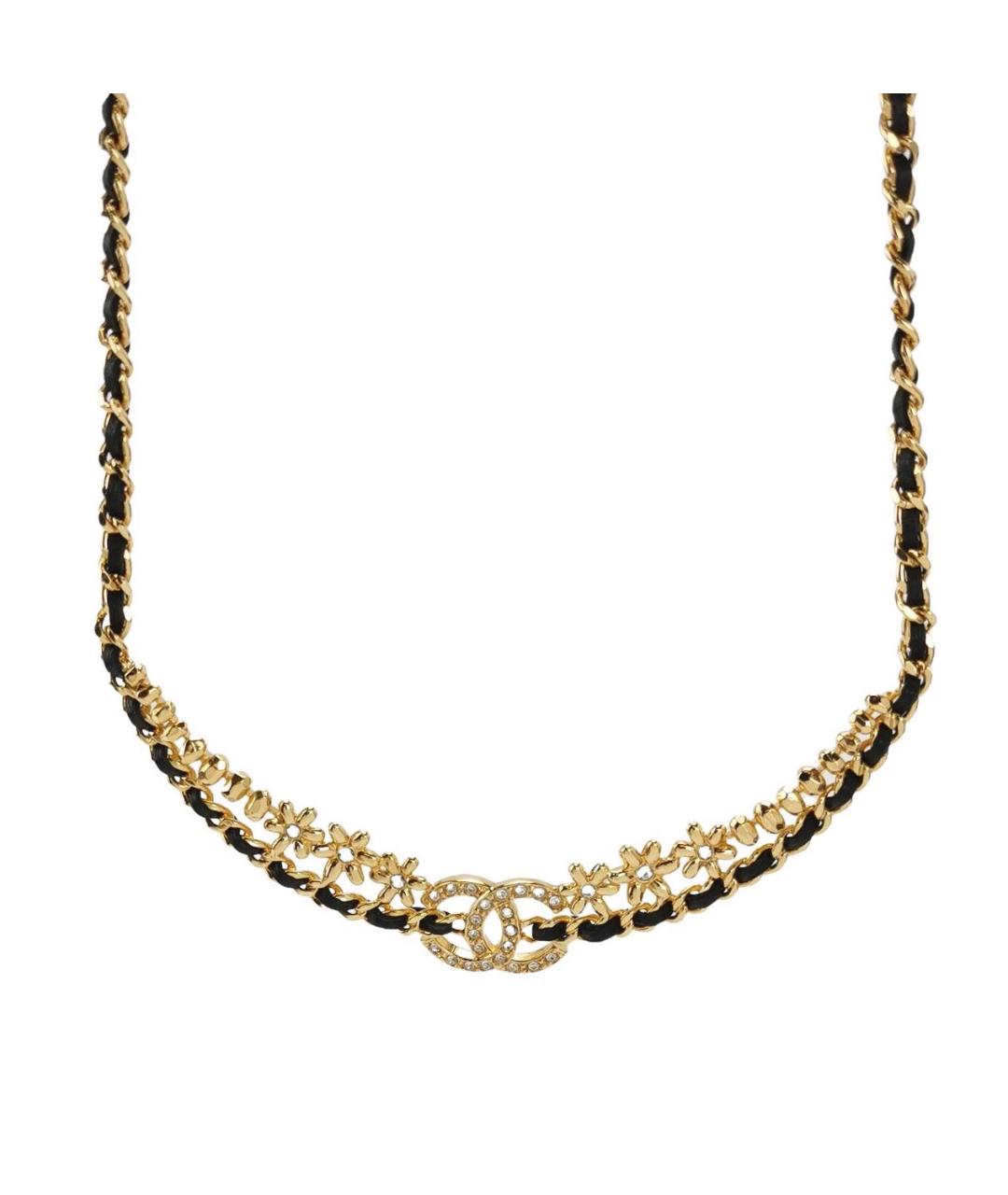 CHANEL Золотое металлическое колье, фото 1