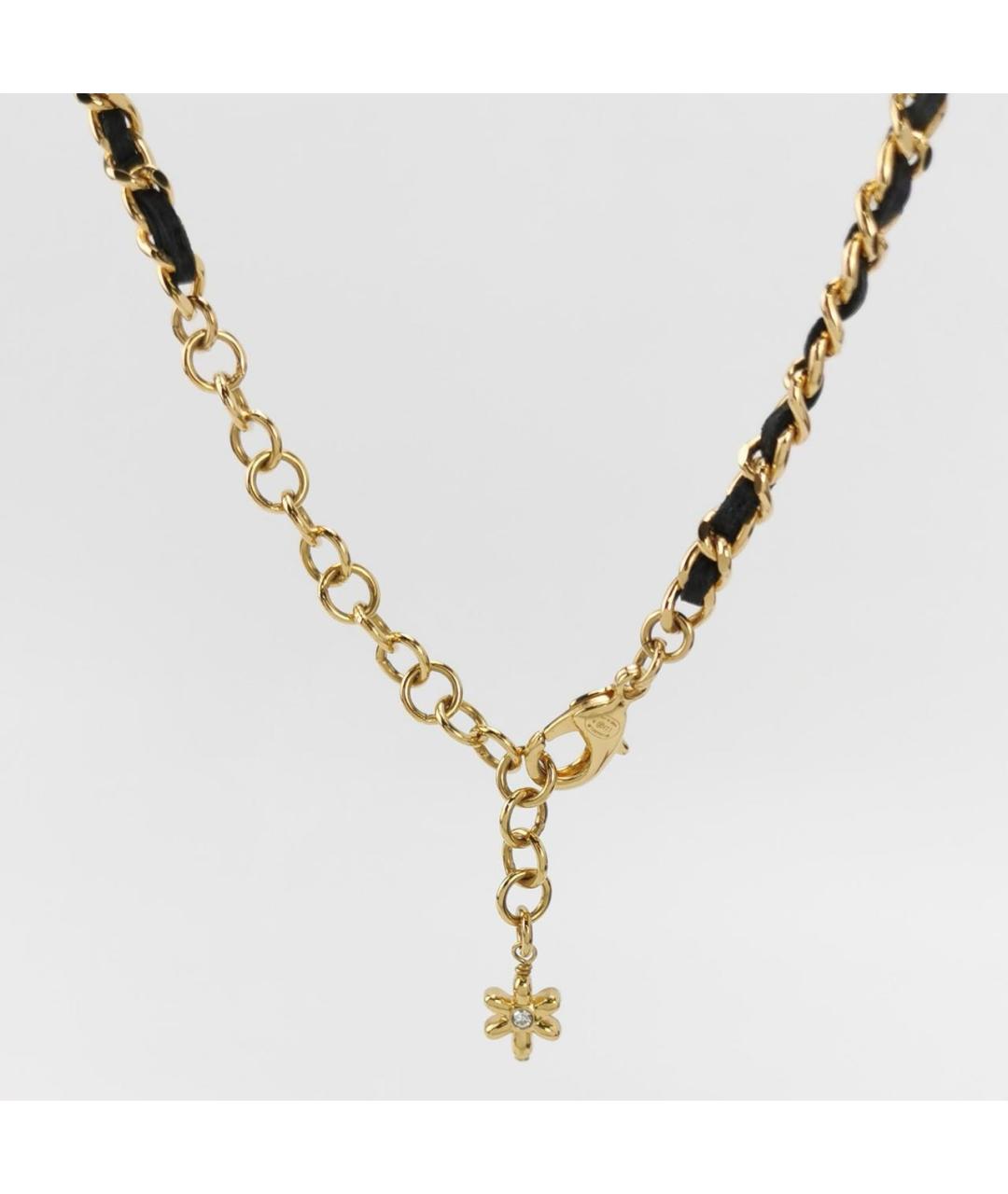 CHANEL Золотое металлическое колье, фото 4
