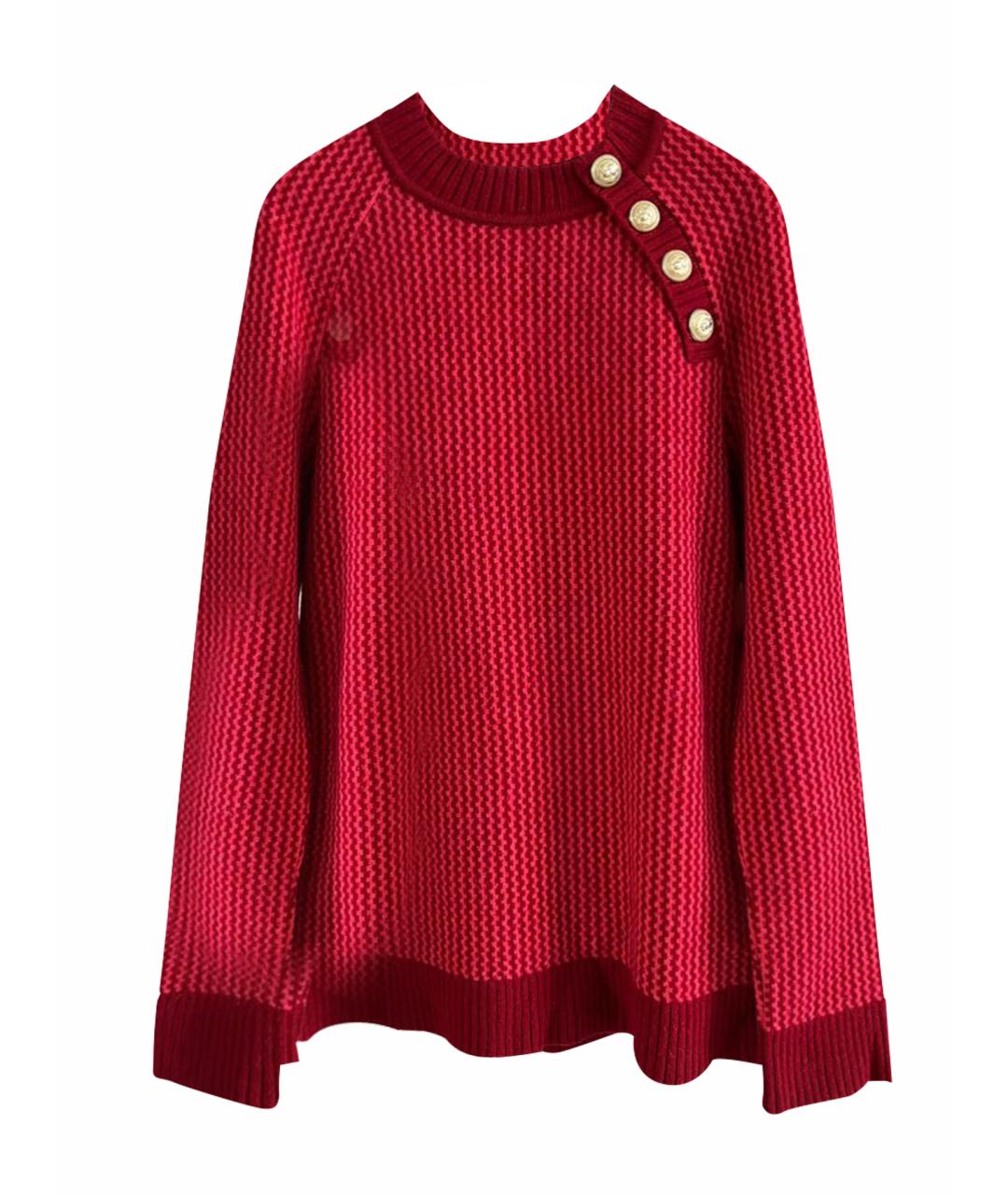 BALMAIN Красный джемпер / свитер, фото 1