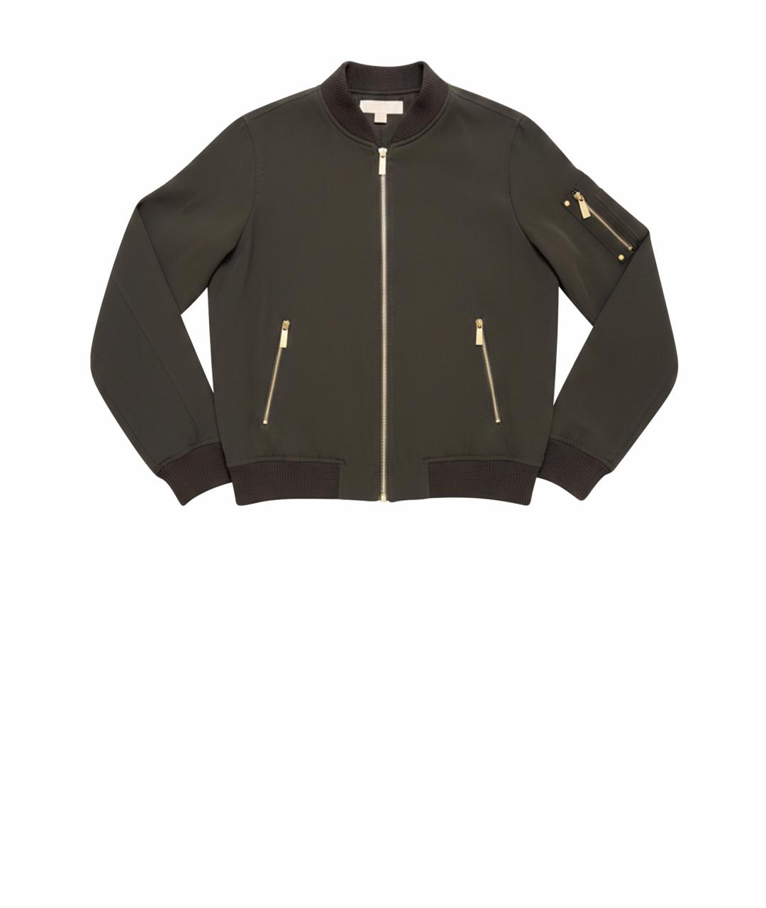 MICHAEL MICHAEL KORS Хаки полиэстеровая куртка, фото 1