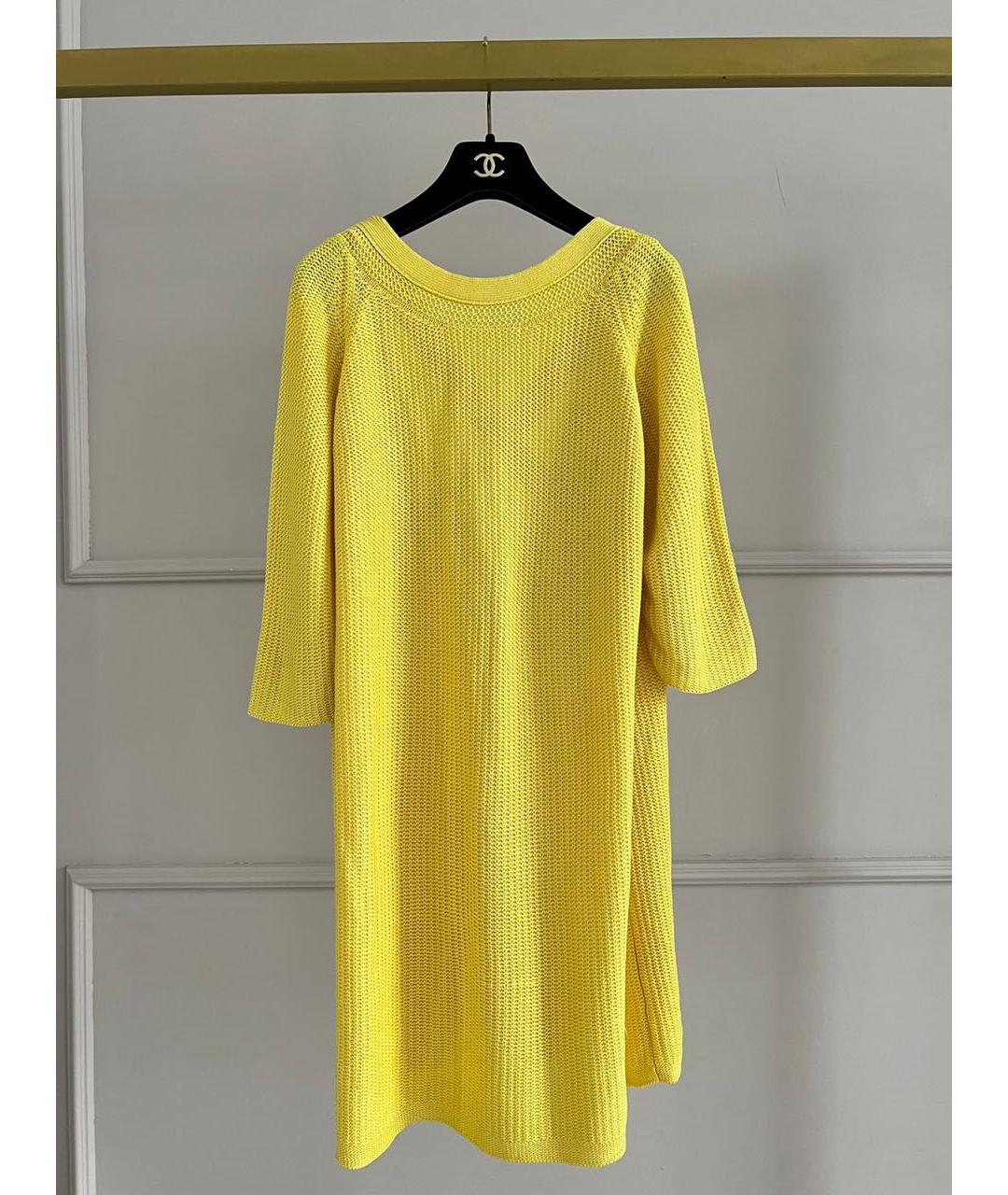 HERMES Желтый шелковый джемпер / свитер, фото 7