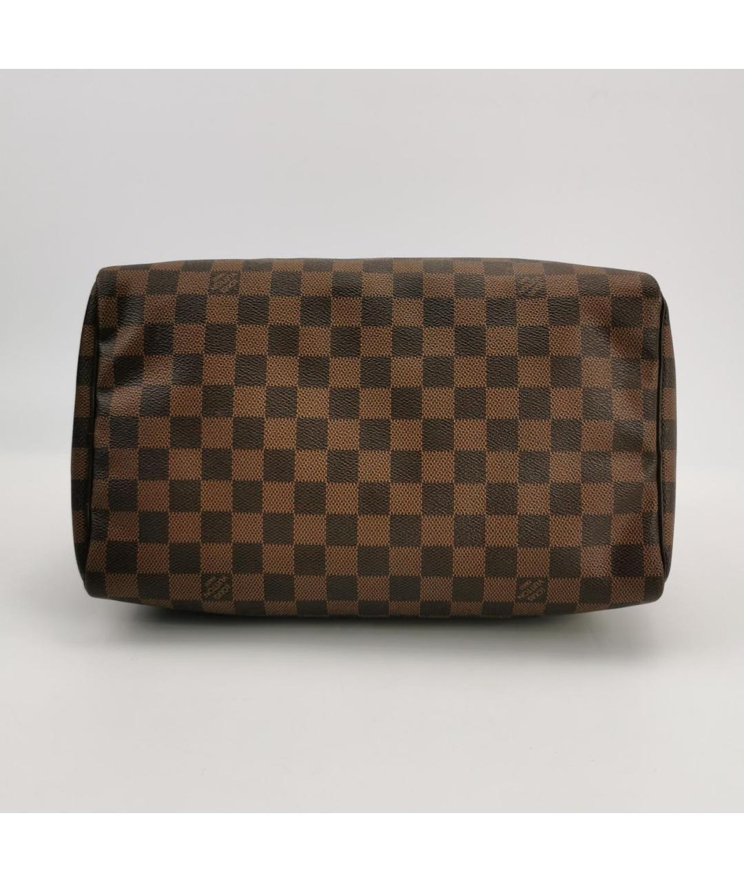 LOUIS VUITTON Коричневая сумка с короткими ручками, фото 5