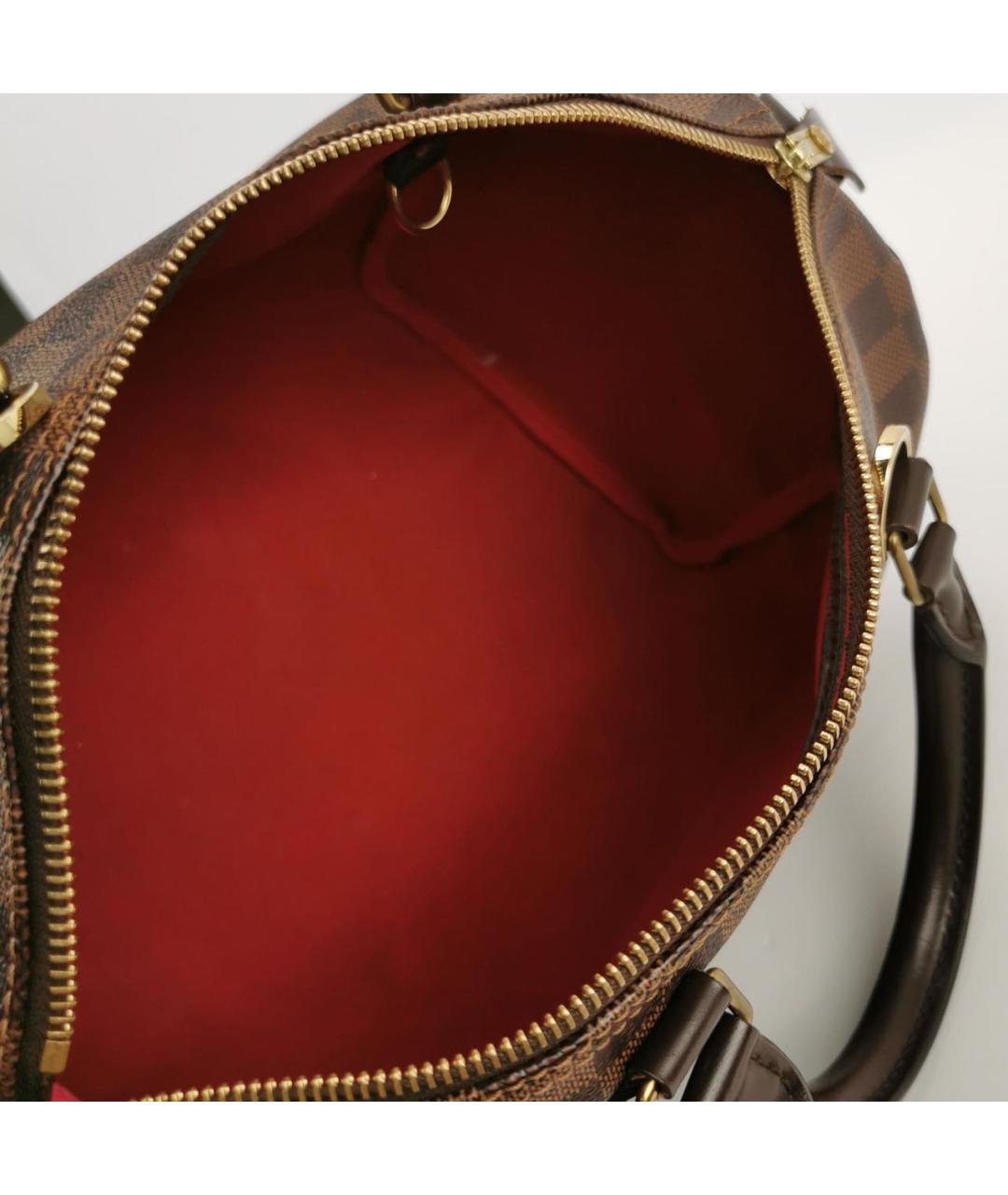 LOUIS VUITTON Коричневая сумка с короткими ручками, фото 6